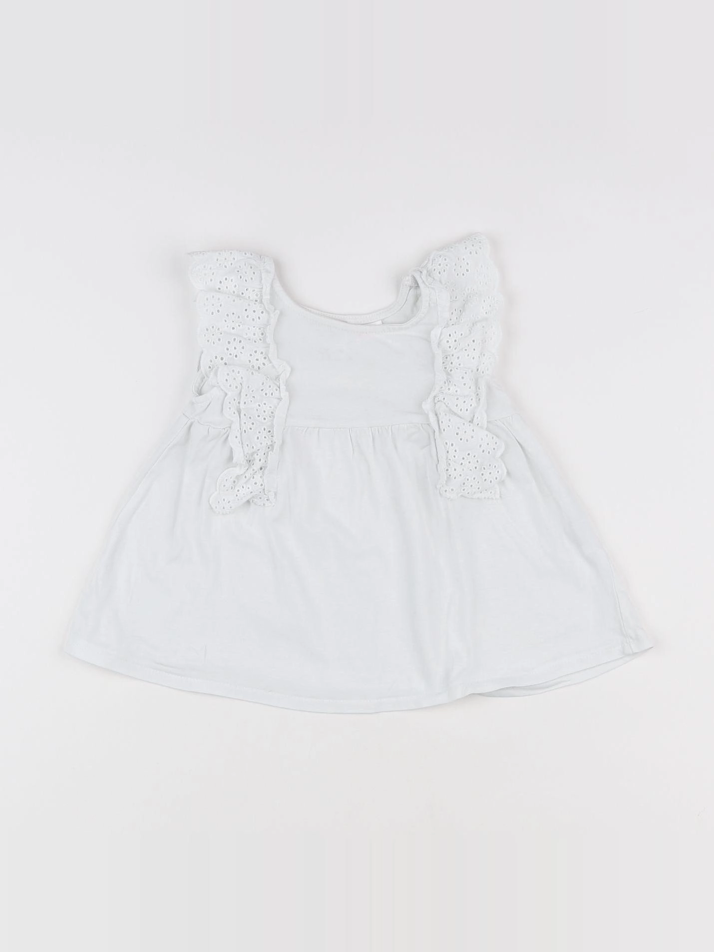 Zara - tee-shirt blanc - 9/12 mois