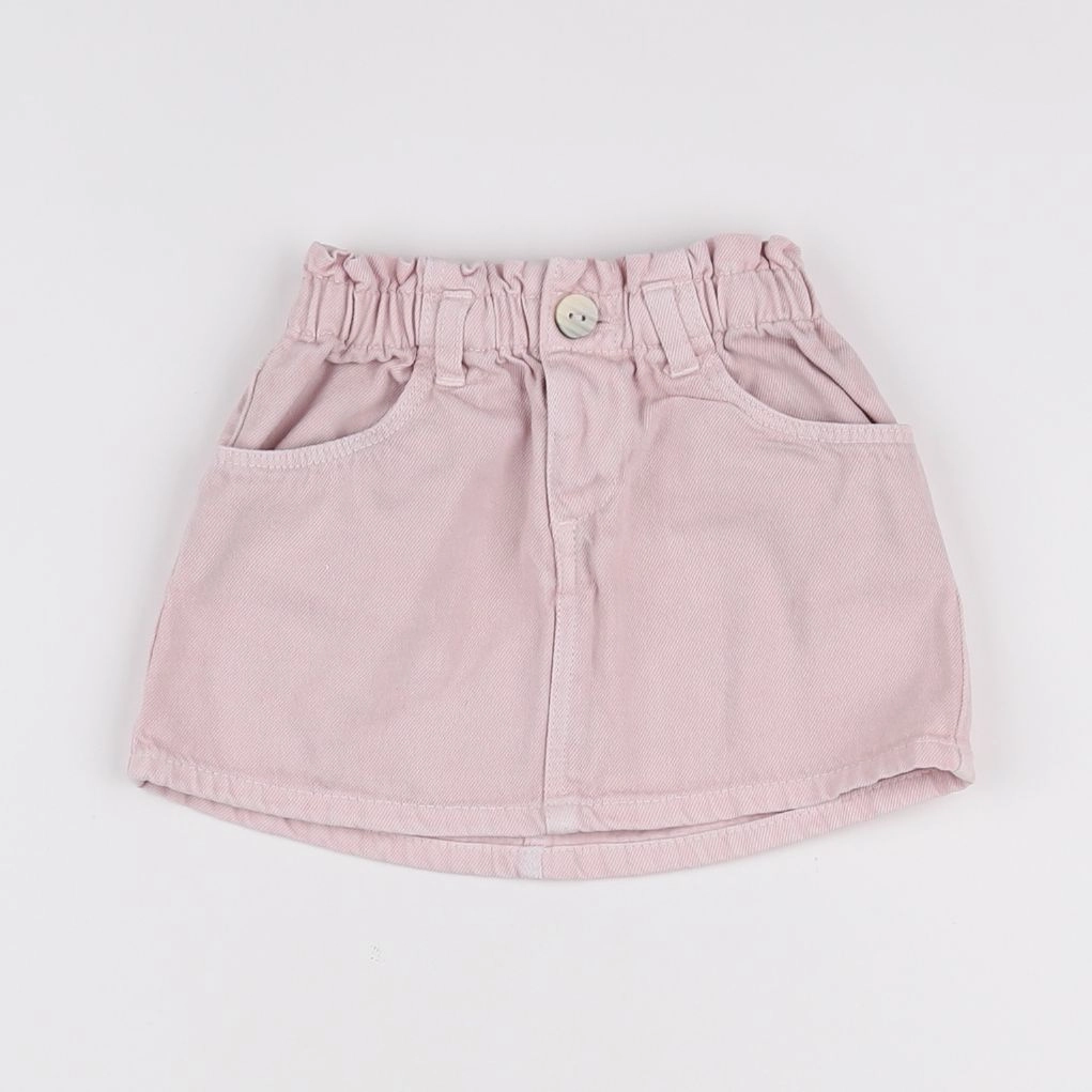 Zara - jupe rose - 9/12 mois