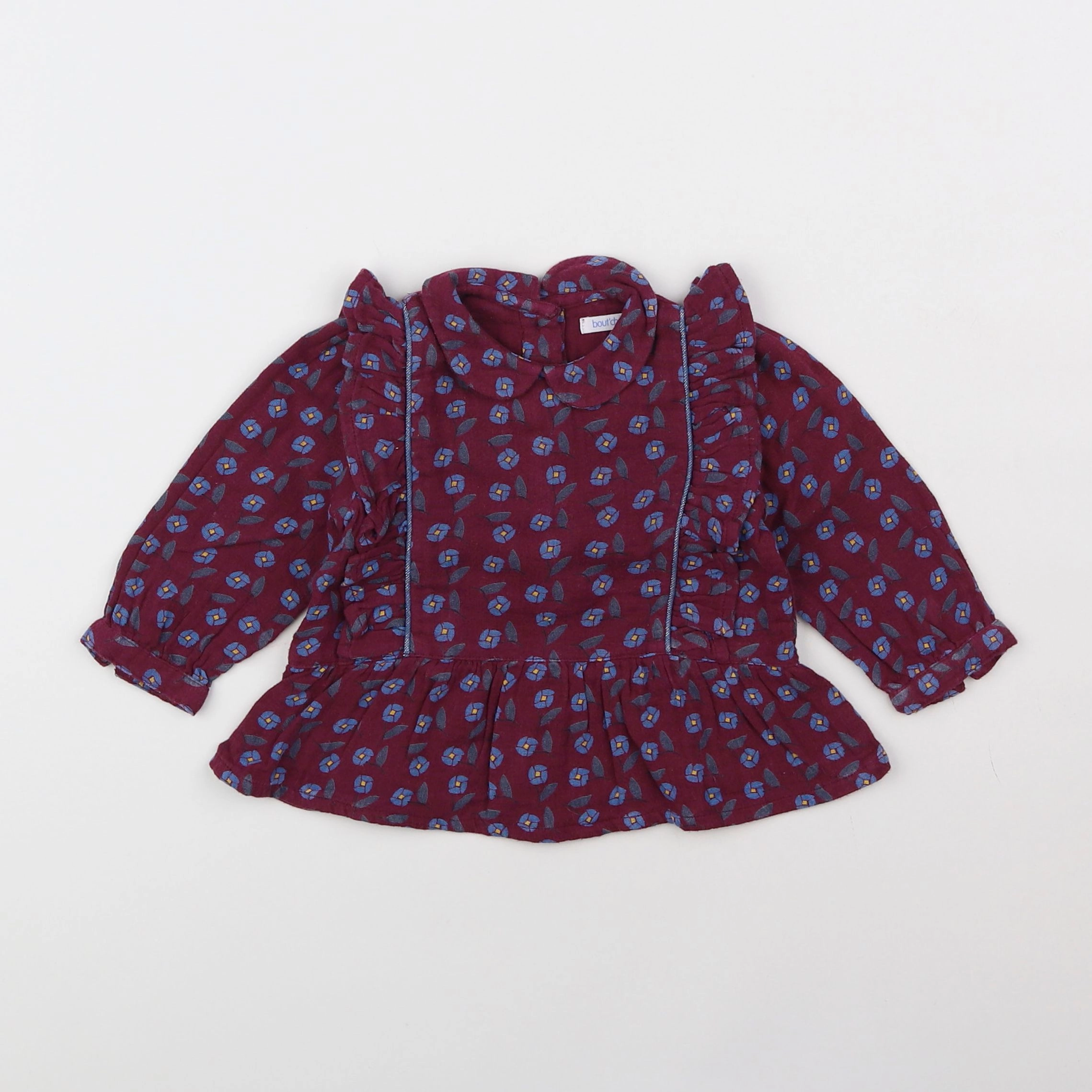 Boutchou - blouse violet - 6 mois