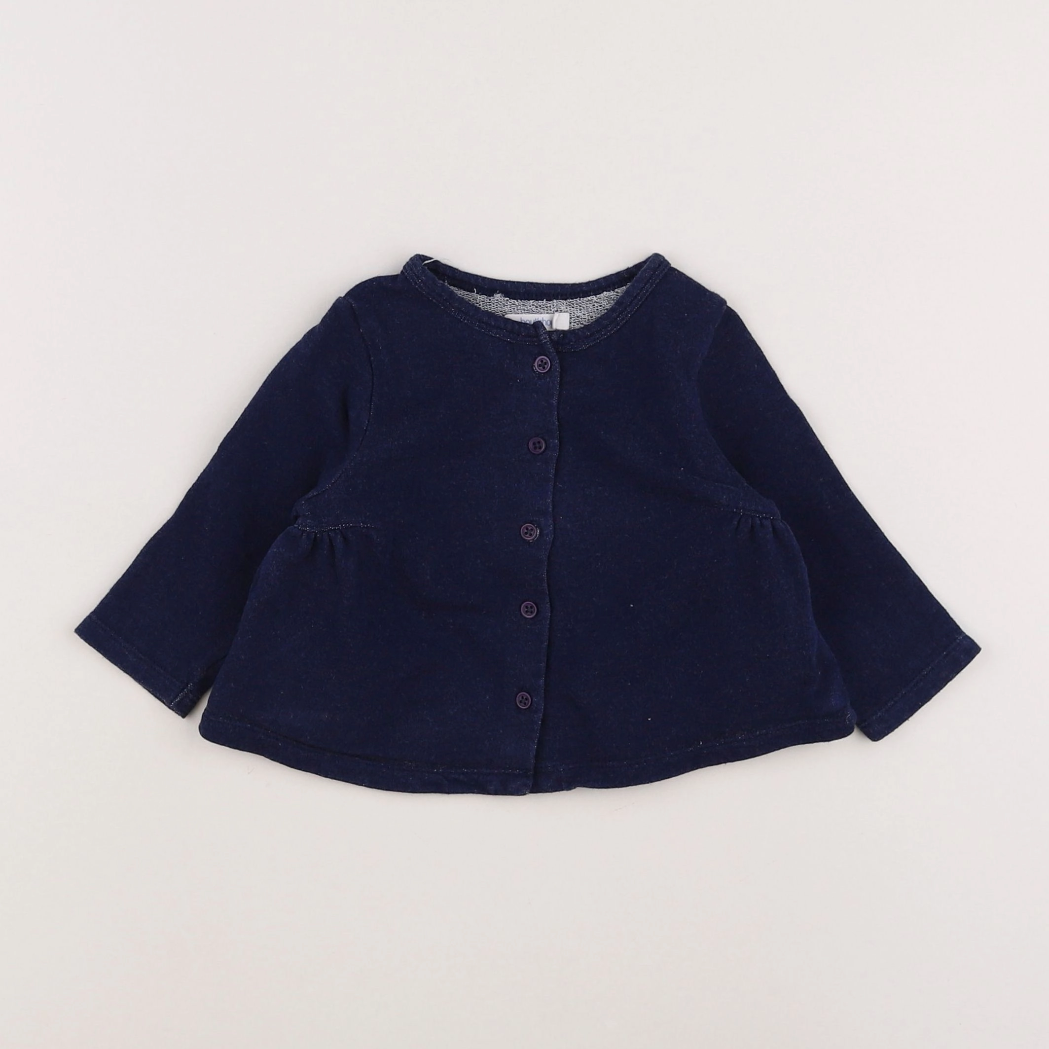 Boutchou - sweat bleu - 6 mois