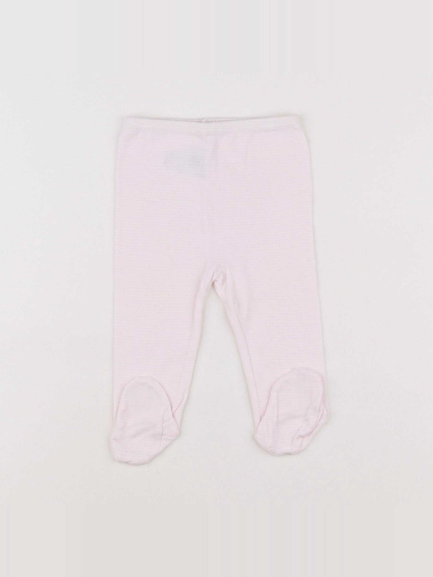 Petit Bateau - legging rose - 6 mois