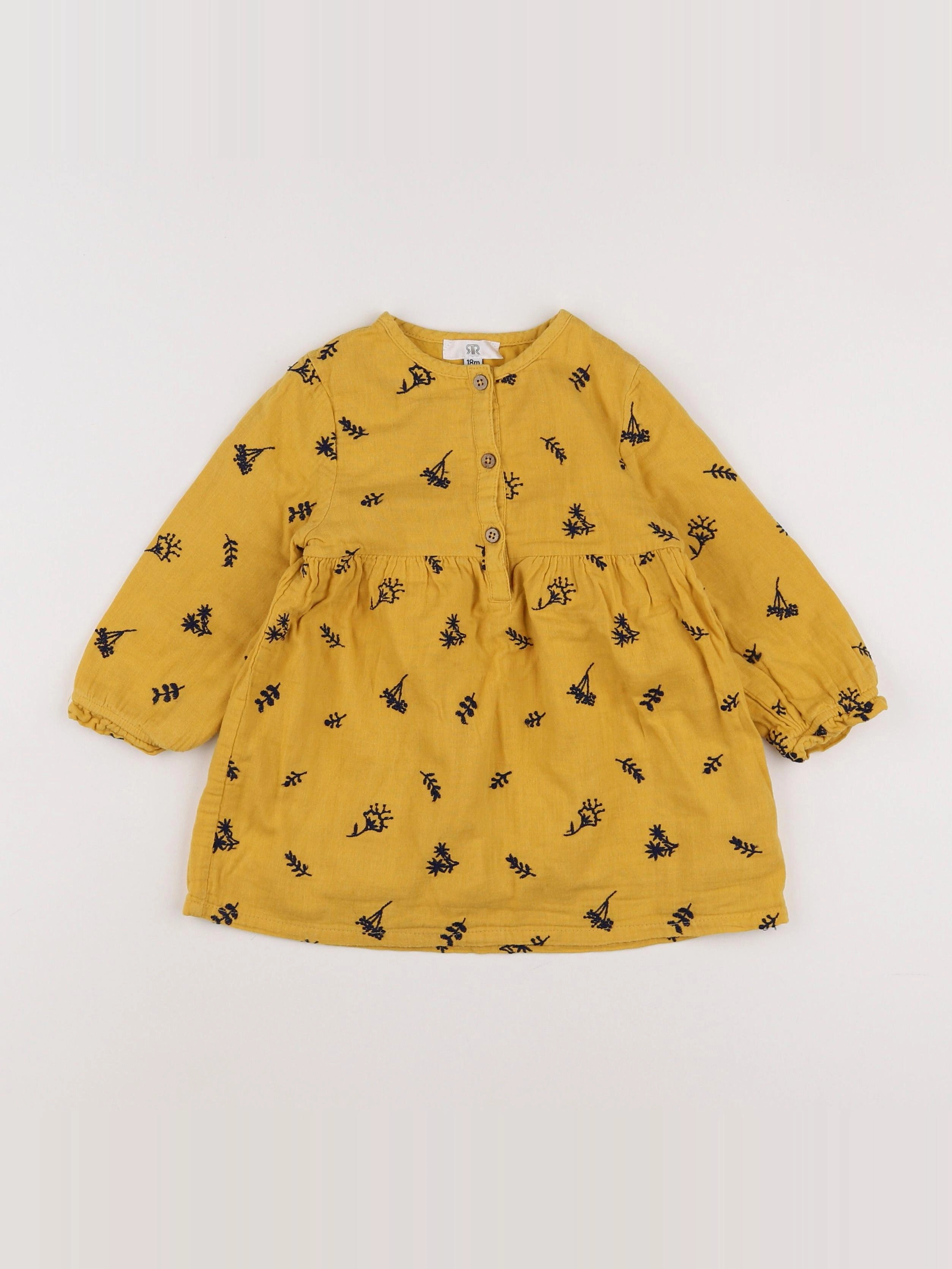 La Redoute - robe jaune - 18 mois
