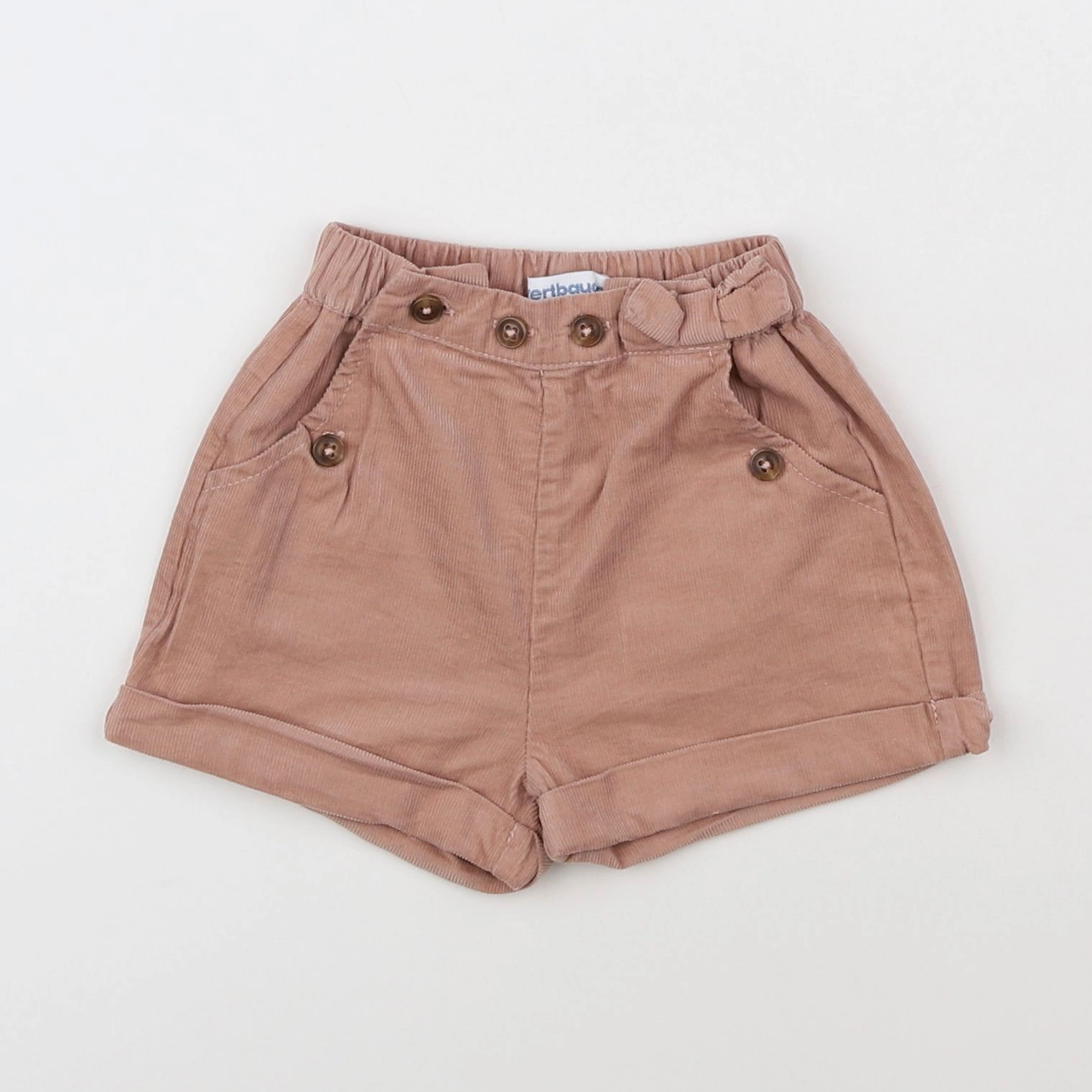 Vertbaudet - short rose - 6 mois