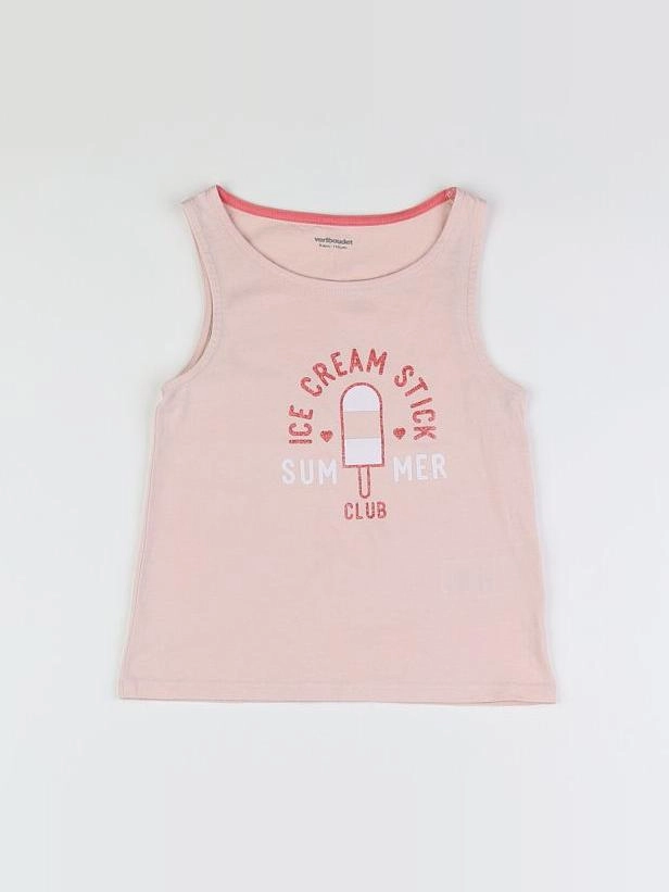 Vertbaudet - débardeur rose - 6 ans
