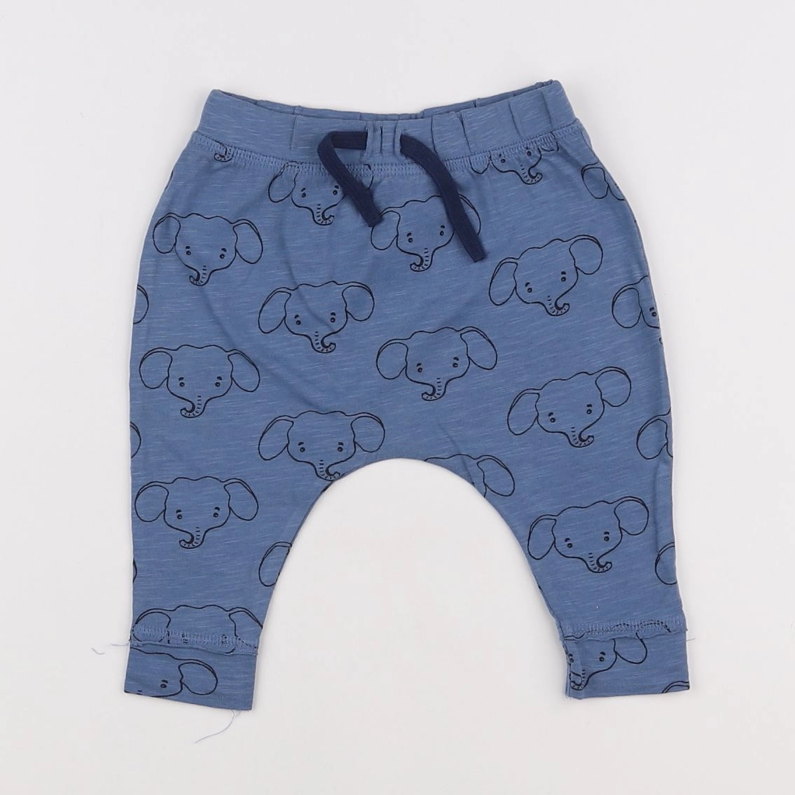 H&M - sarouel bleu - 3 mois