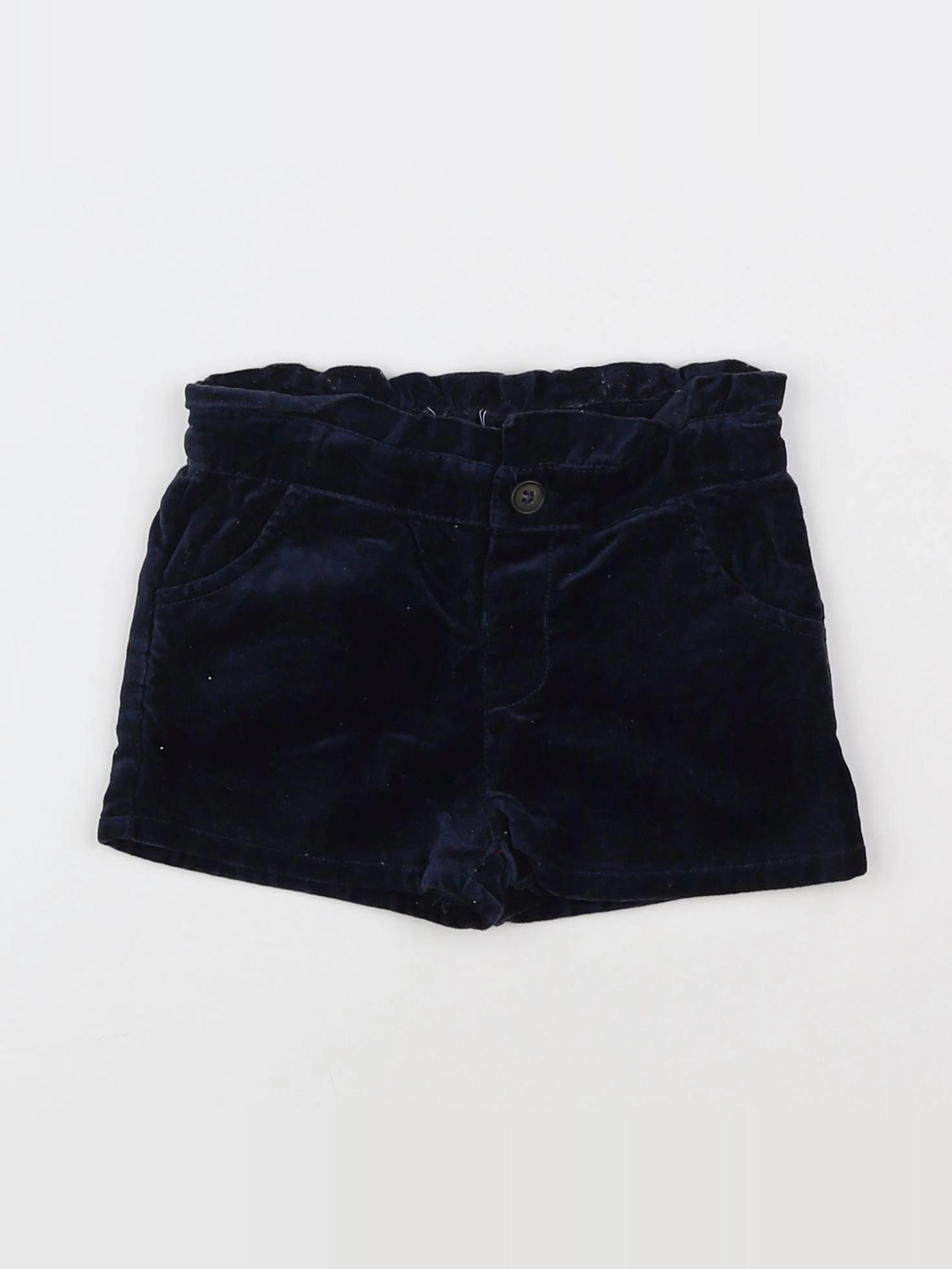 Boutchou - short bleu - 12 mois