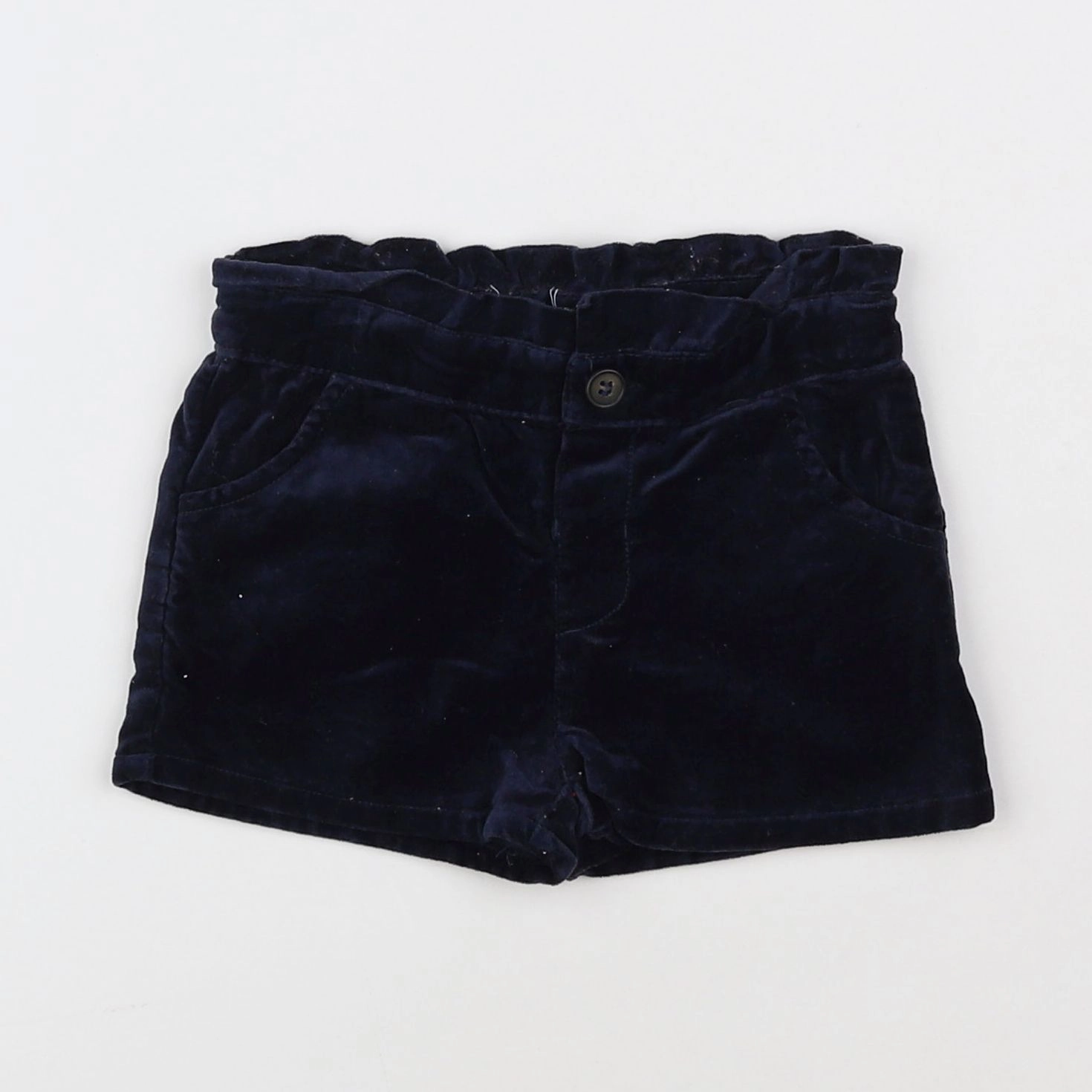 Boutchou - short bleu - 12 mois