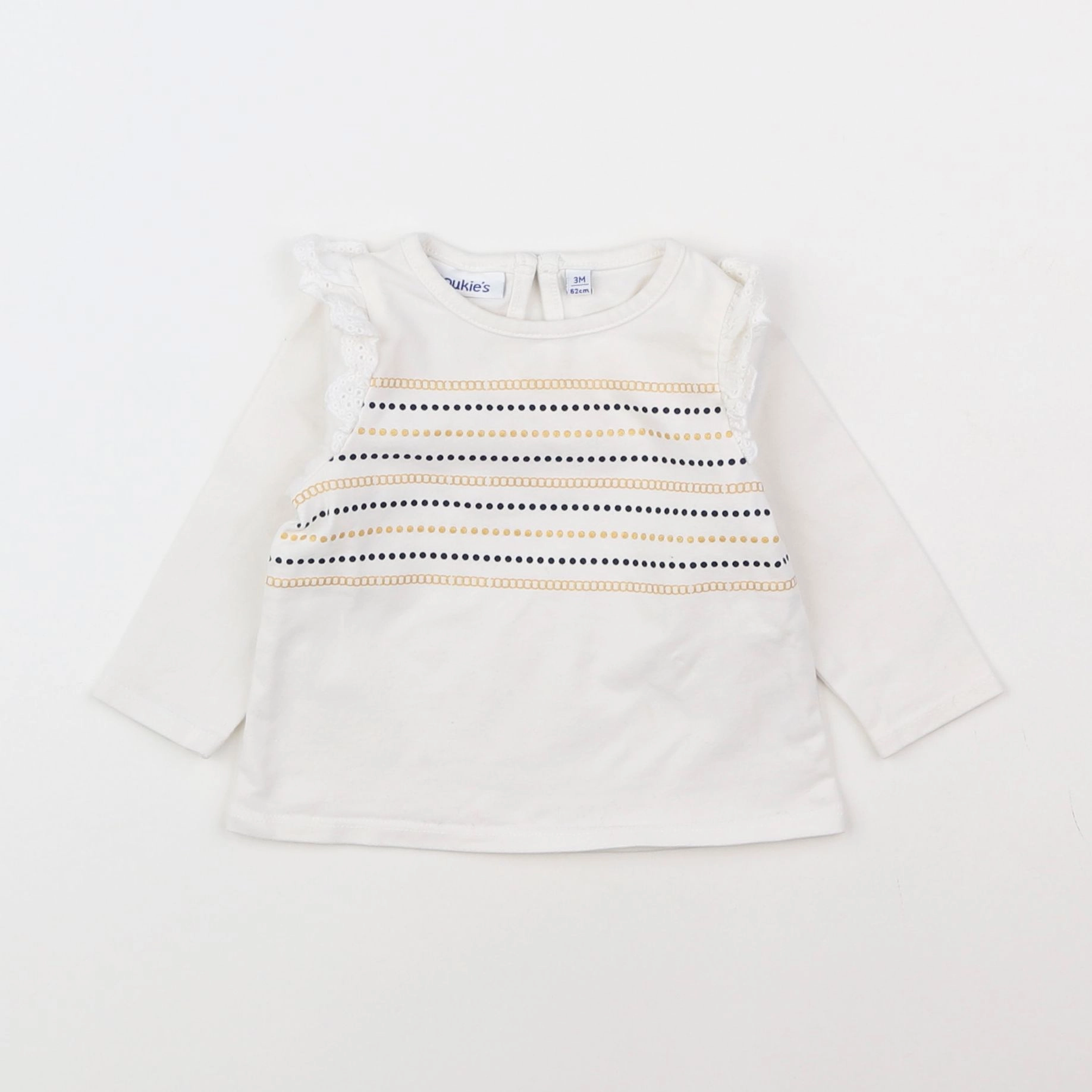 Noukie's - tee-shirt beige - 3 mois