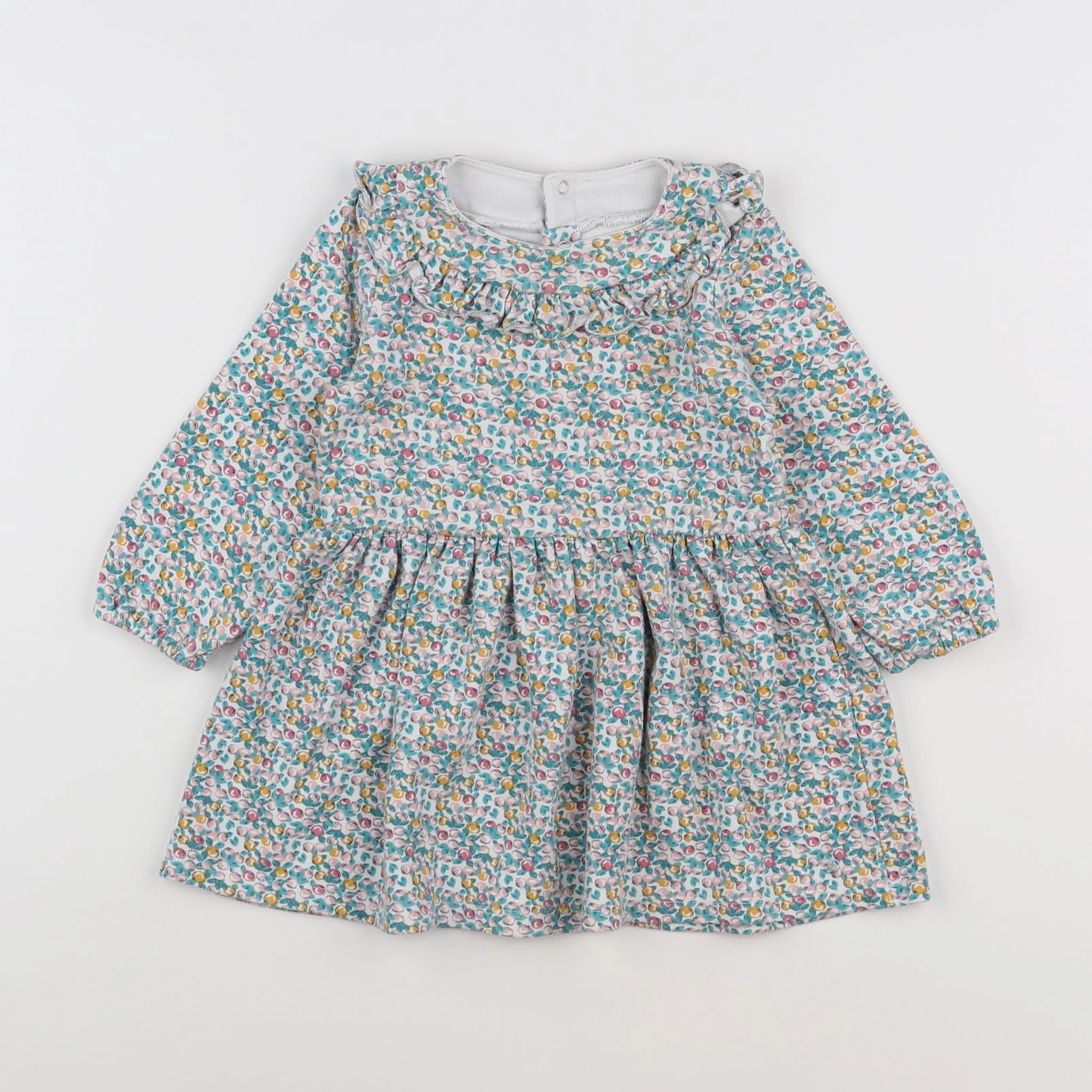 Petit Bateau - robe multicolore - 2 ans