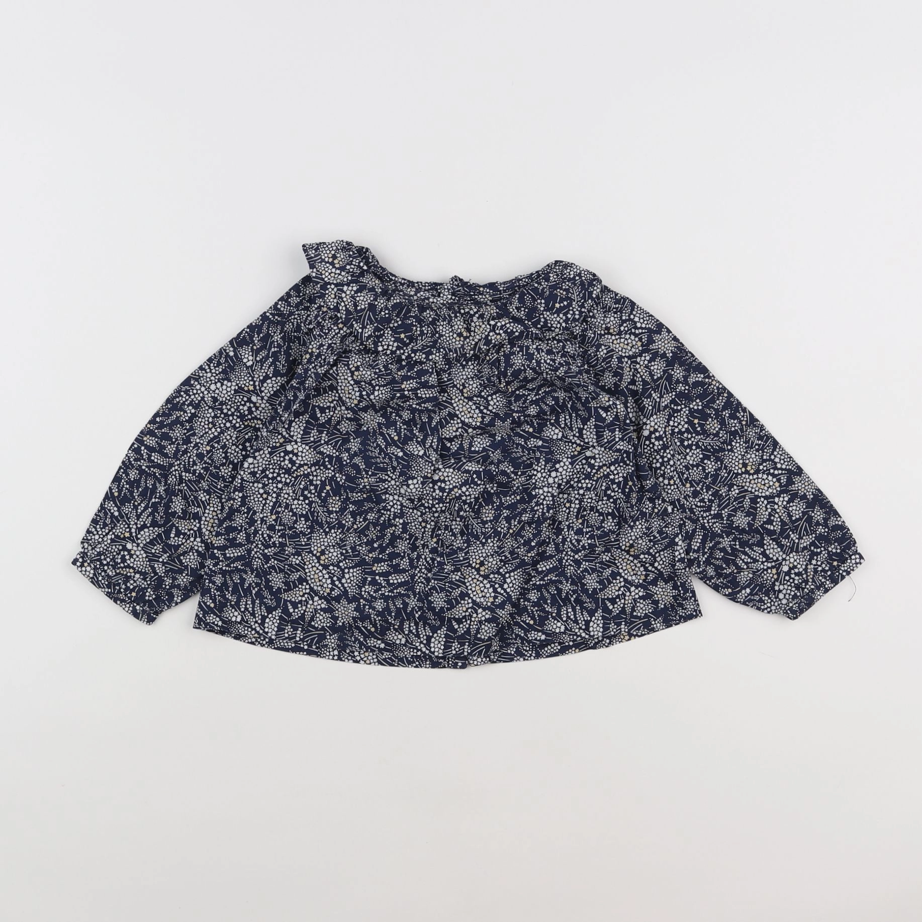 Jacadi - blouse bleu - 2 ans