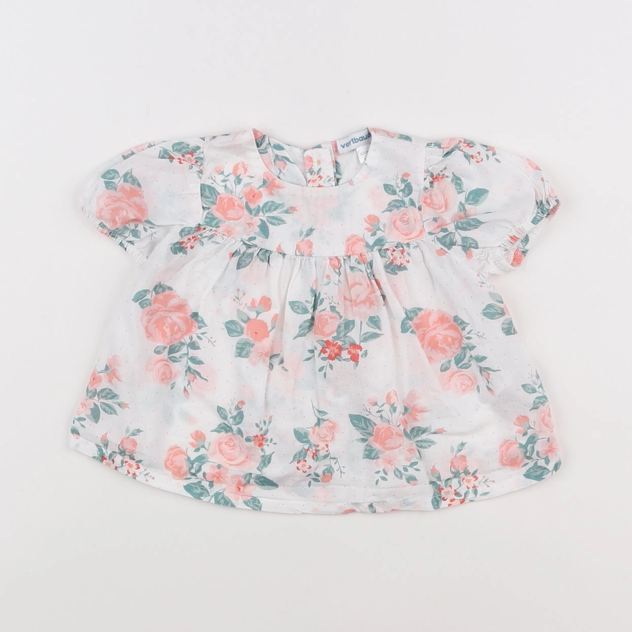 Vertbaudet - blouse multicolore - 6 mois