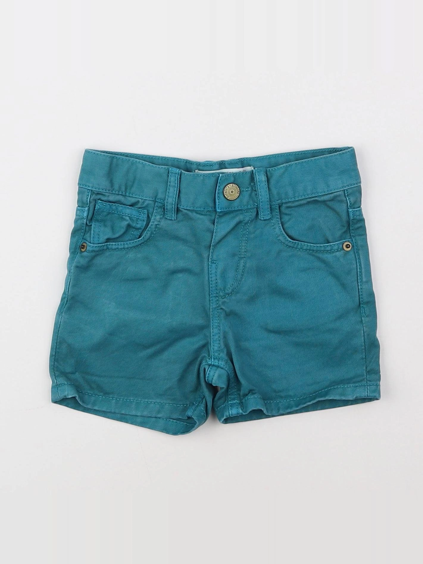 Zara - short bleu - 3/6 mois
