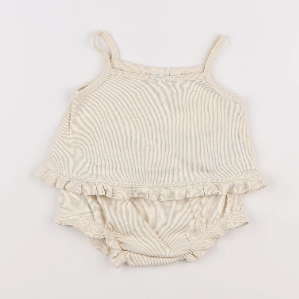 GAP - ensemble beige - 3/6 mois