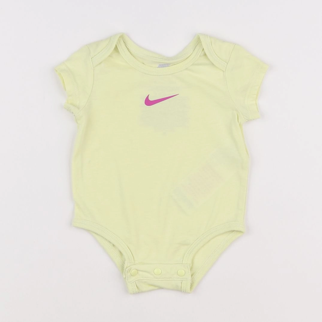 Nike - body jaune - 3 mois