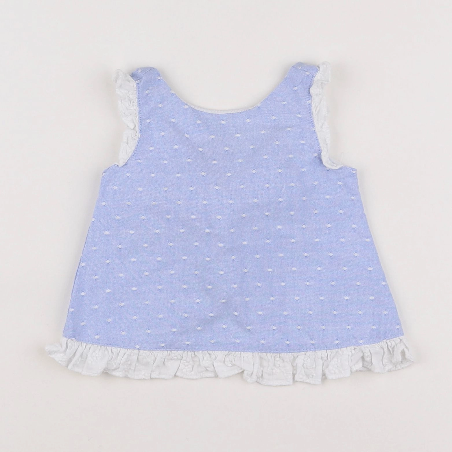 Dadati - blouse bleu - 6 mois