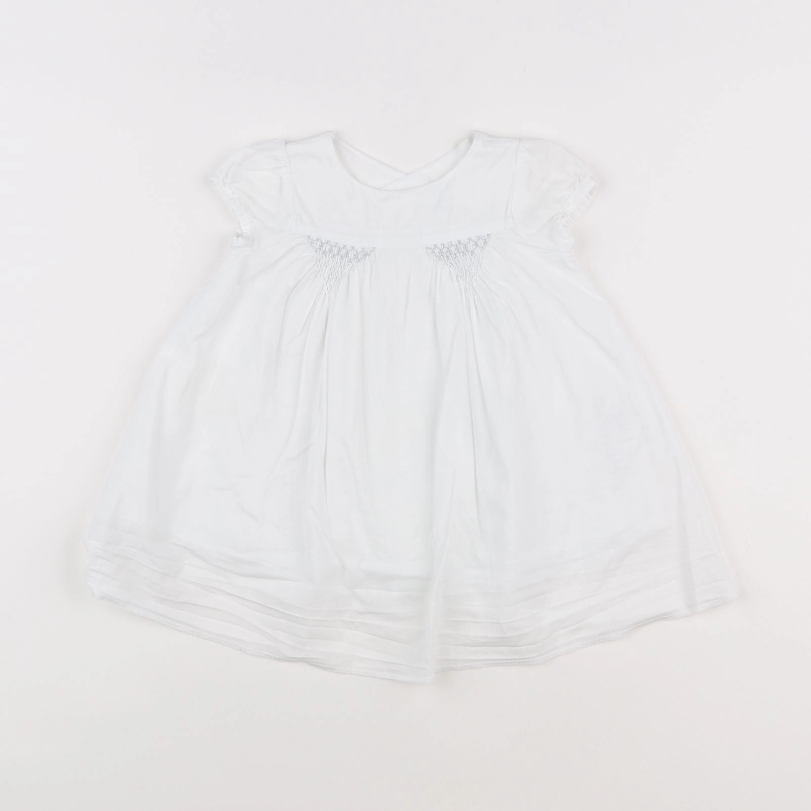 Jacadi - robe blanc - 6 mois