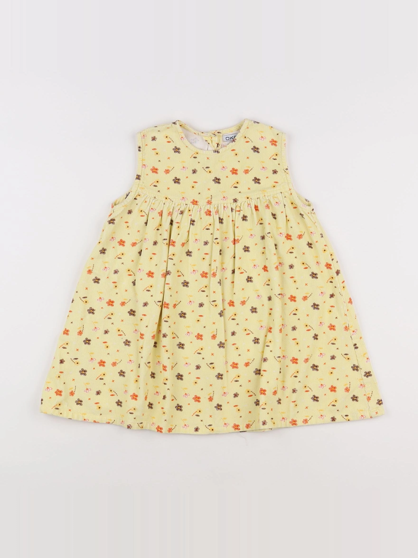 Okaidi - robe jaune - 18 mois