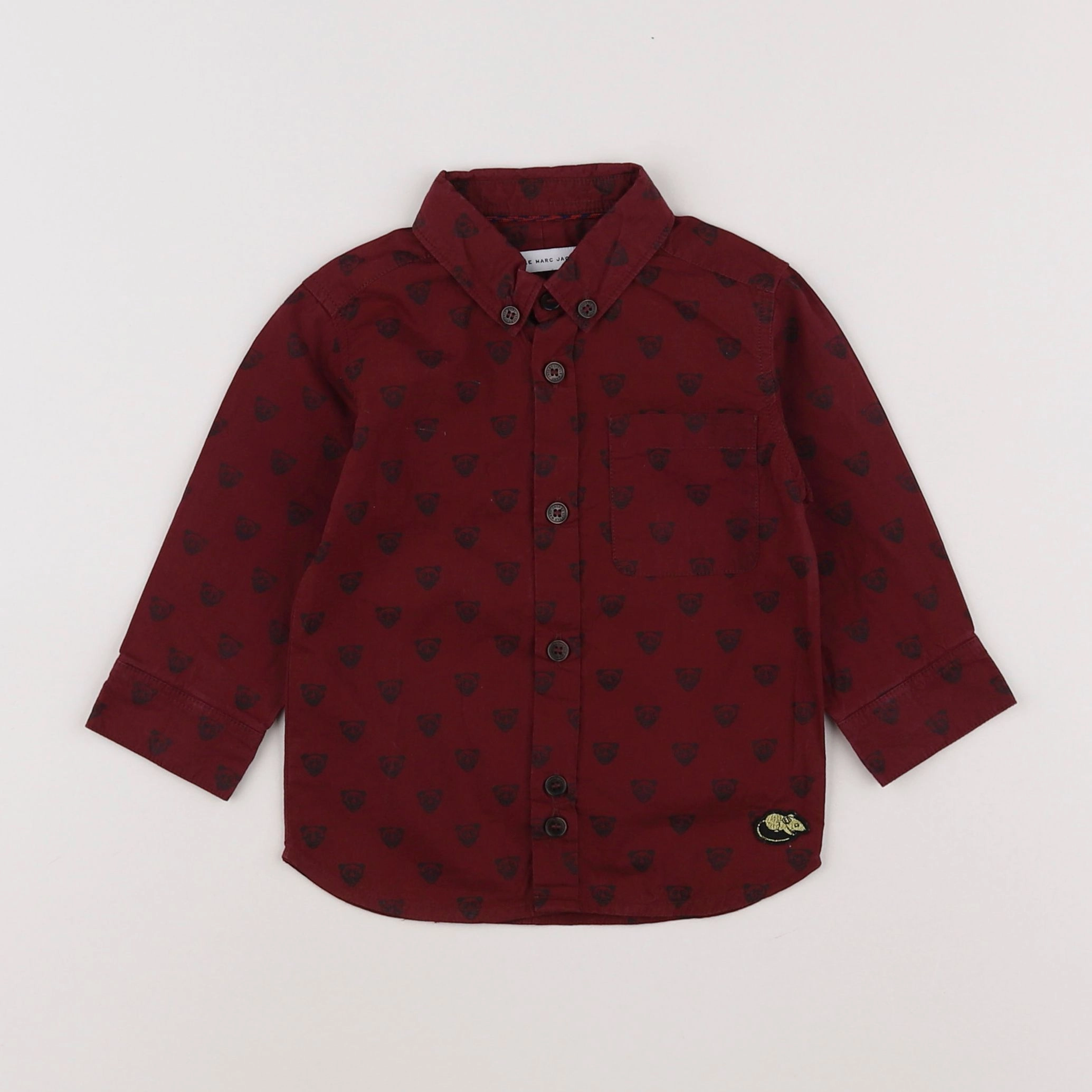 Little marc jacobs - chemise rouge - 12 mois