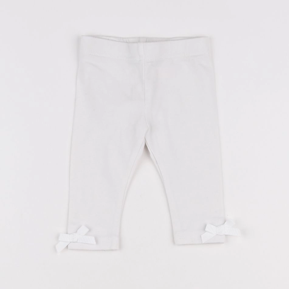 Tape à l'oeil - legging blanc - 3 mois