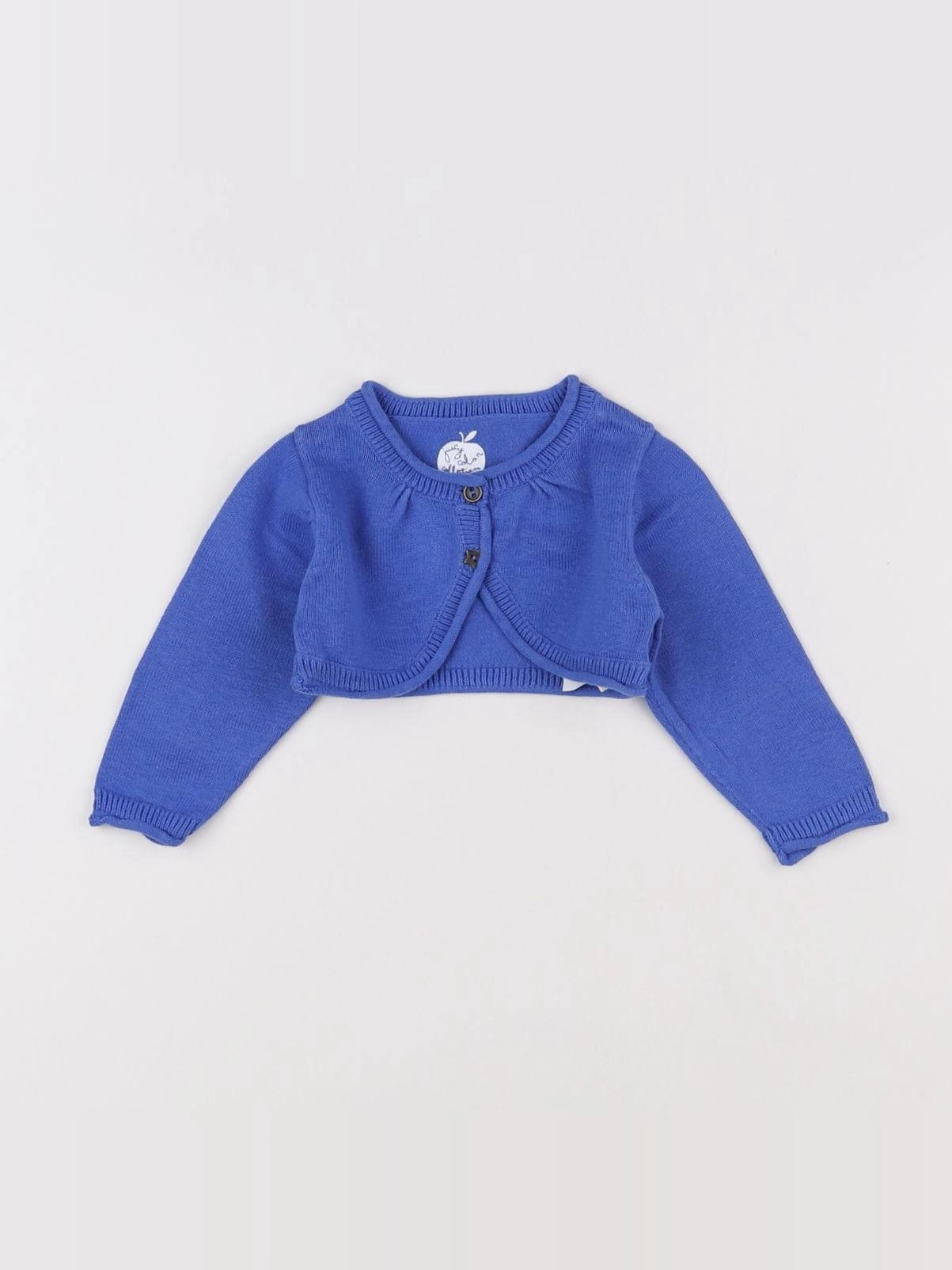 Tape à l'oeil - gilet bleu - 3 mois