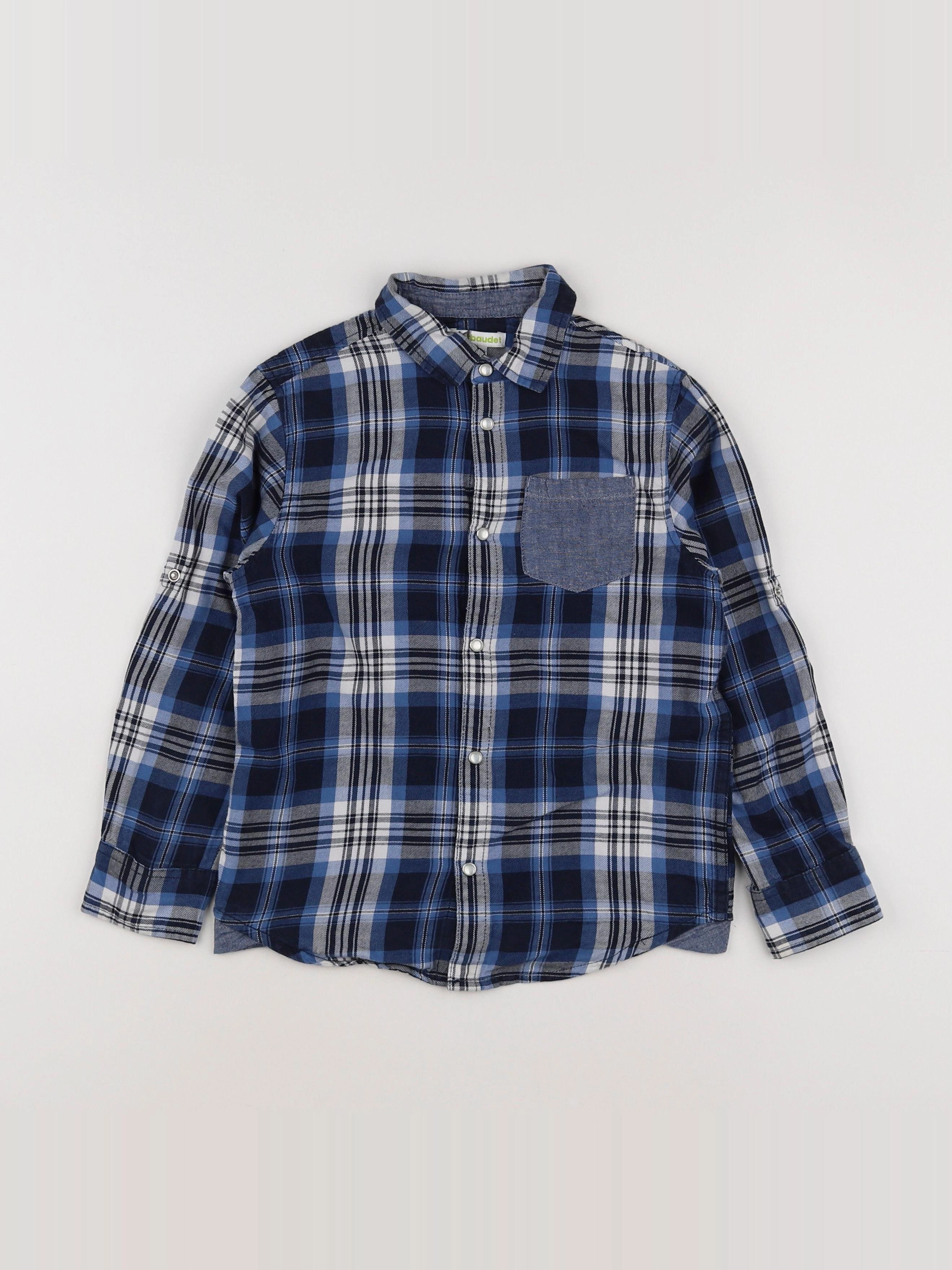 Vertbaudet - chemise bleu - 8 ans