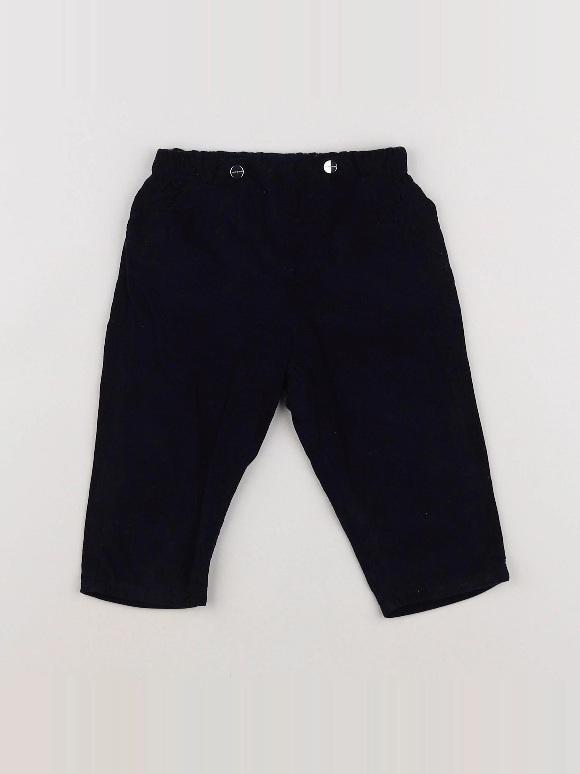 Jacadi - pantalon bleu - 12 mois
