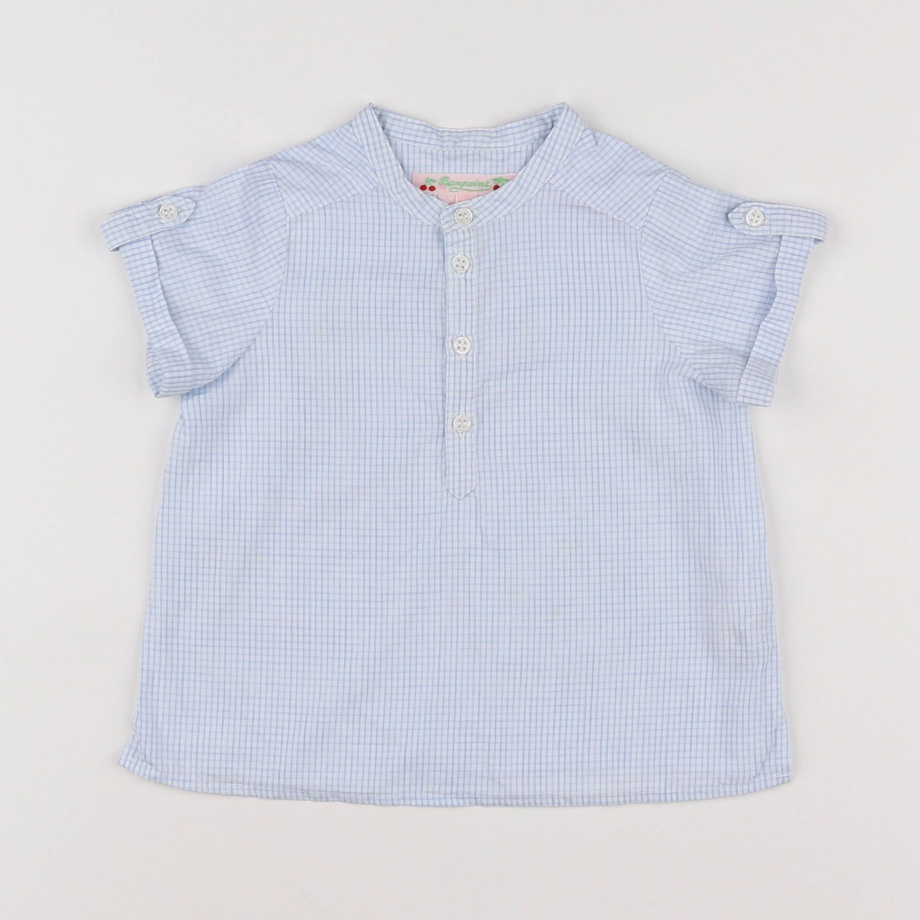 Bonpoint - blouse bleu - 18 mois