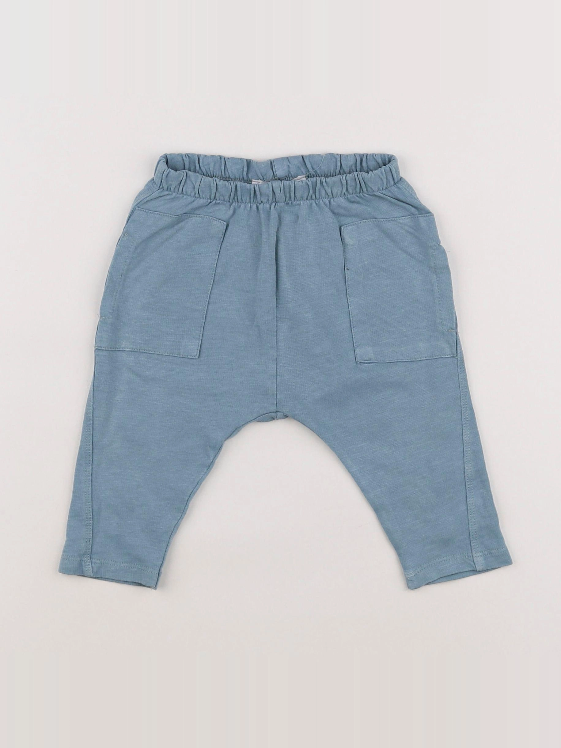 Zara - sarouel bleu - 3/6 mois