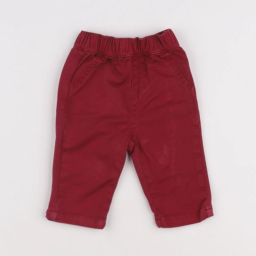 Noukie's - pantalon rouge - 1 mois