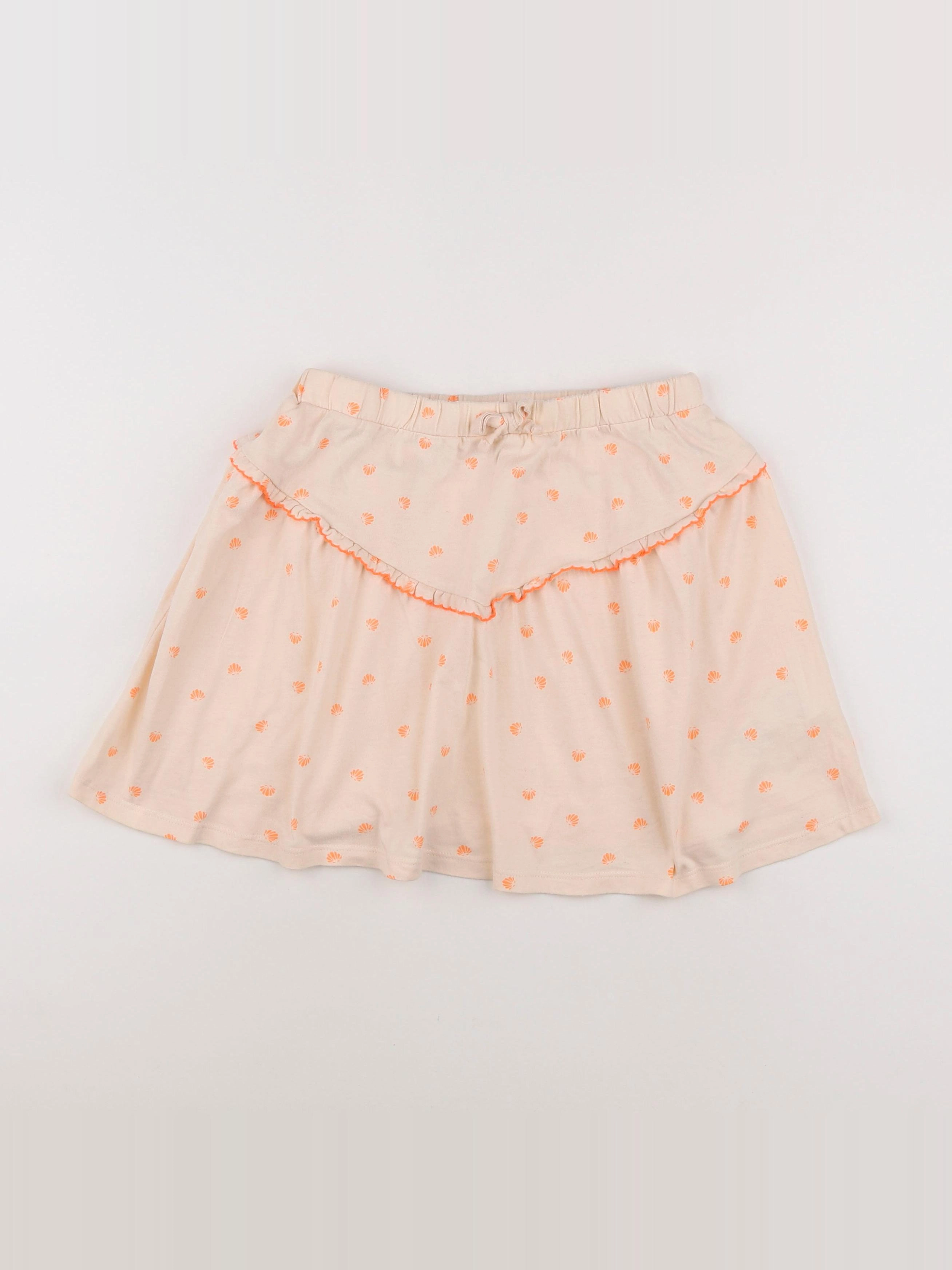 Vertbaudet - jupe orange - 10 ans