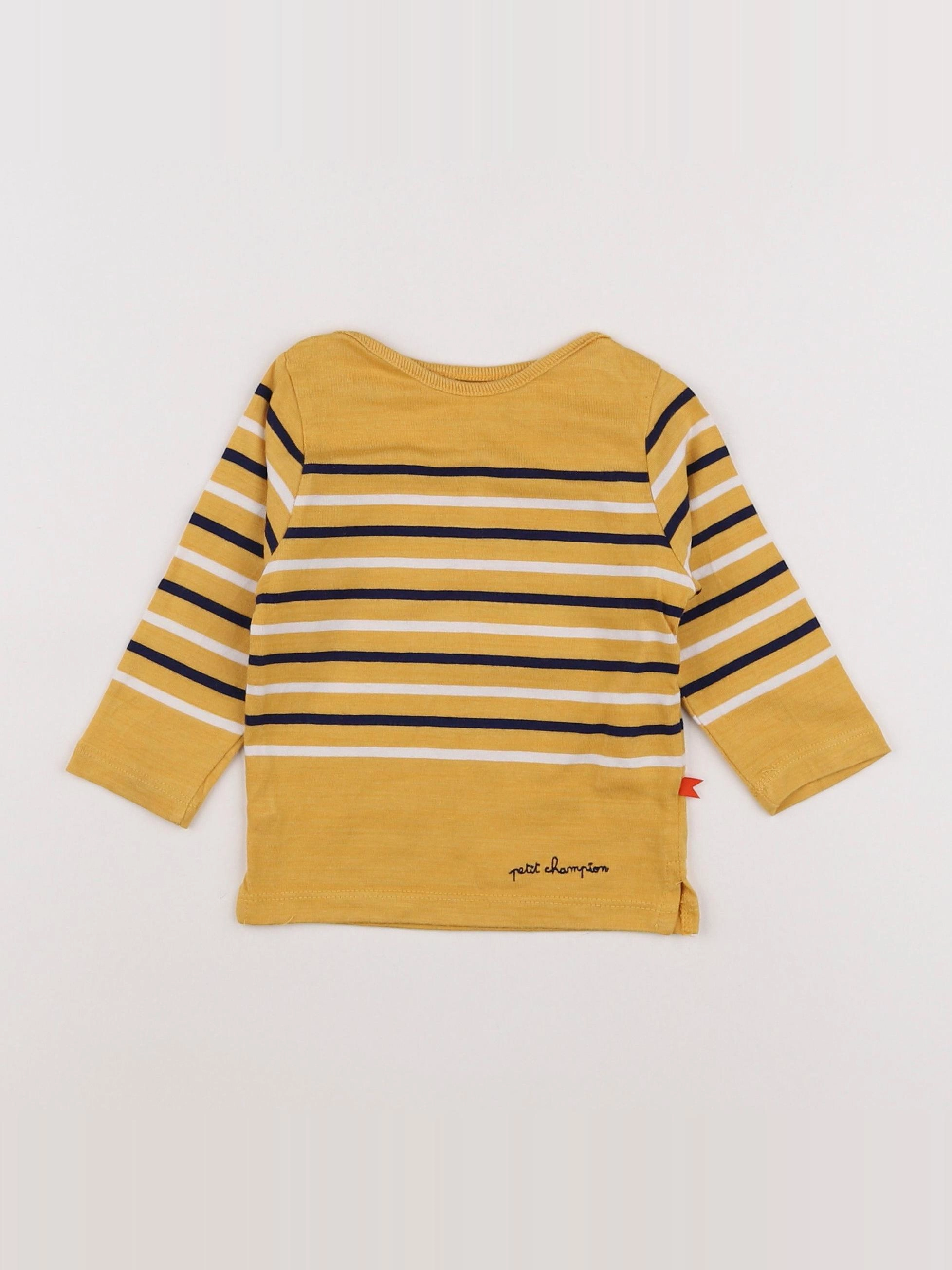 Cadet Rousselle - tee-shirt jaune - 6 mois