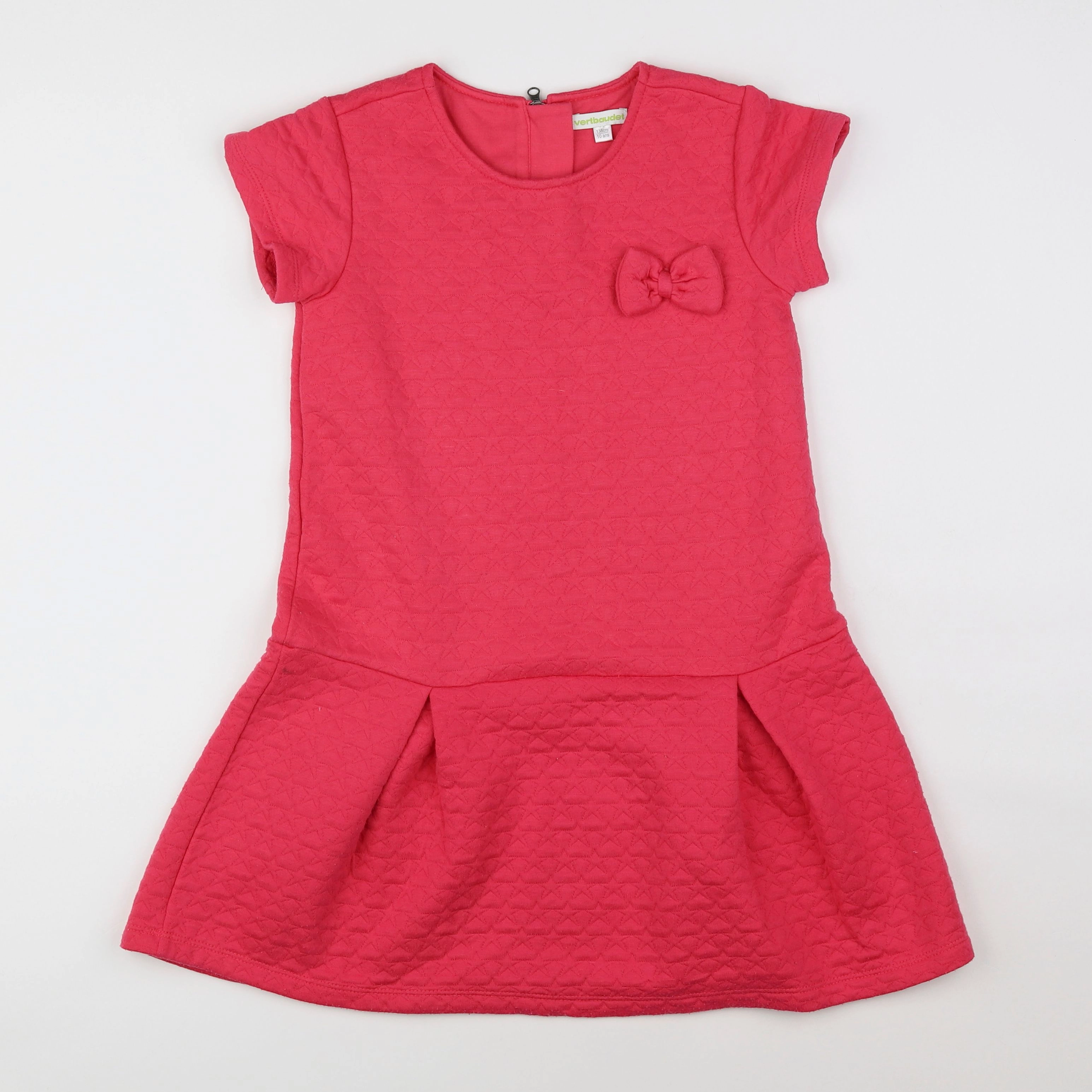 Vertbaudet - robe rose - 10 ans