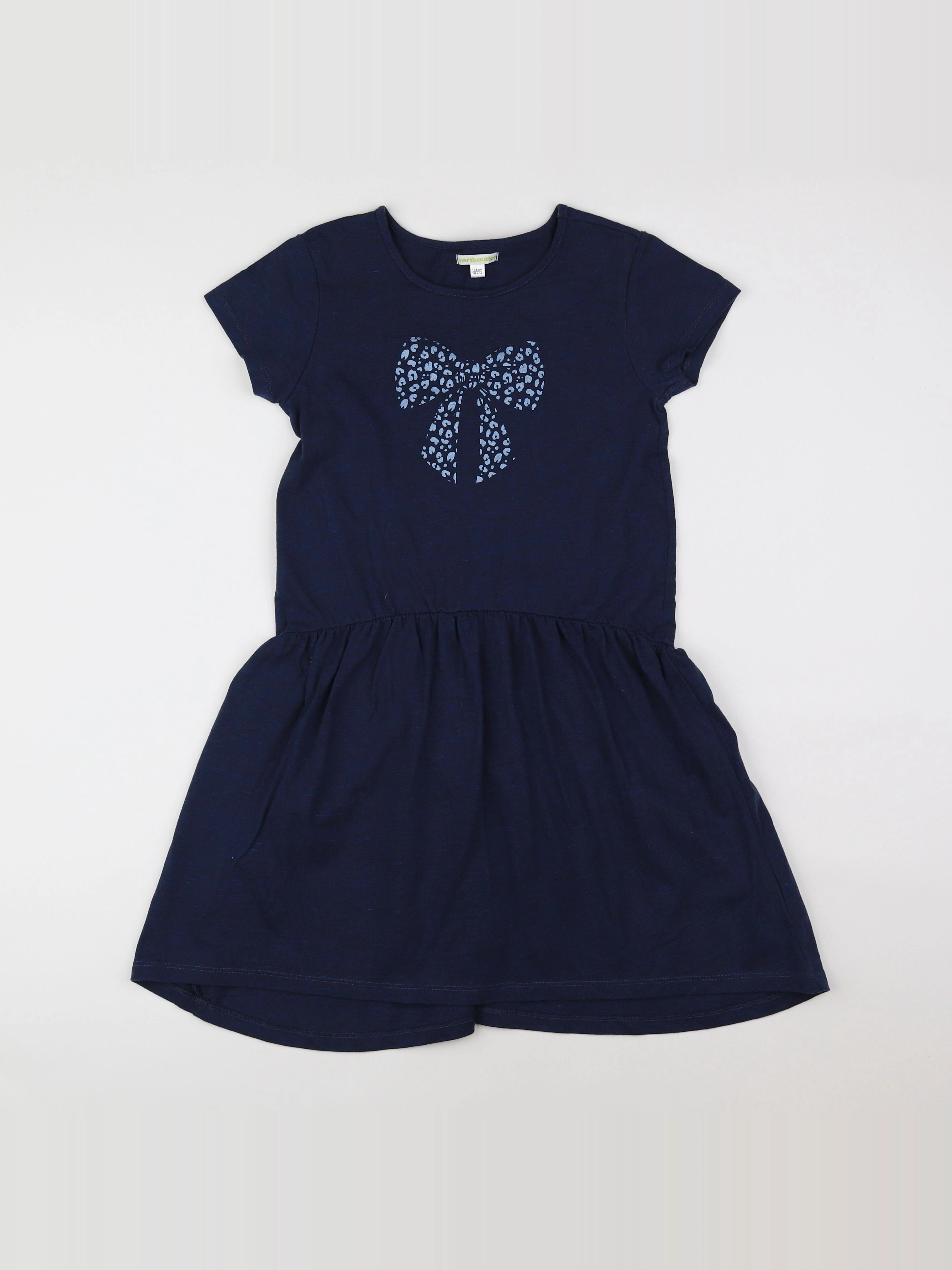 Vertbaudet - robe bleu - 10 ans