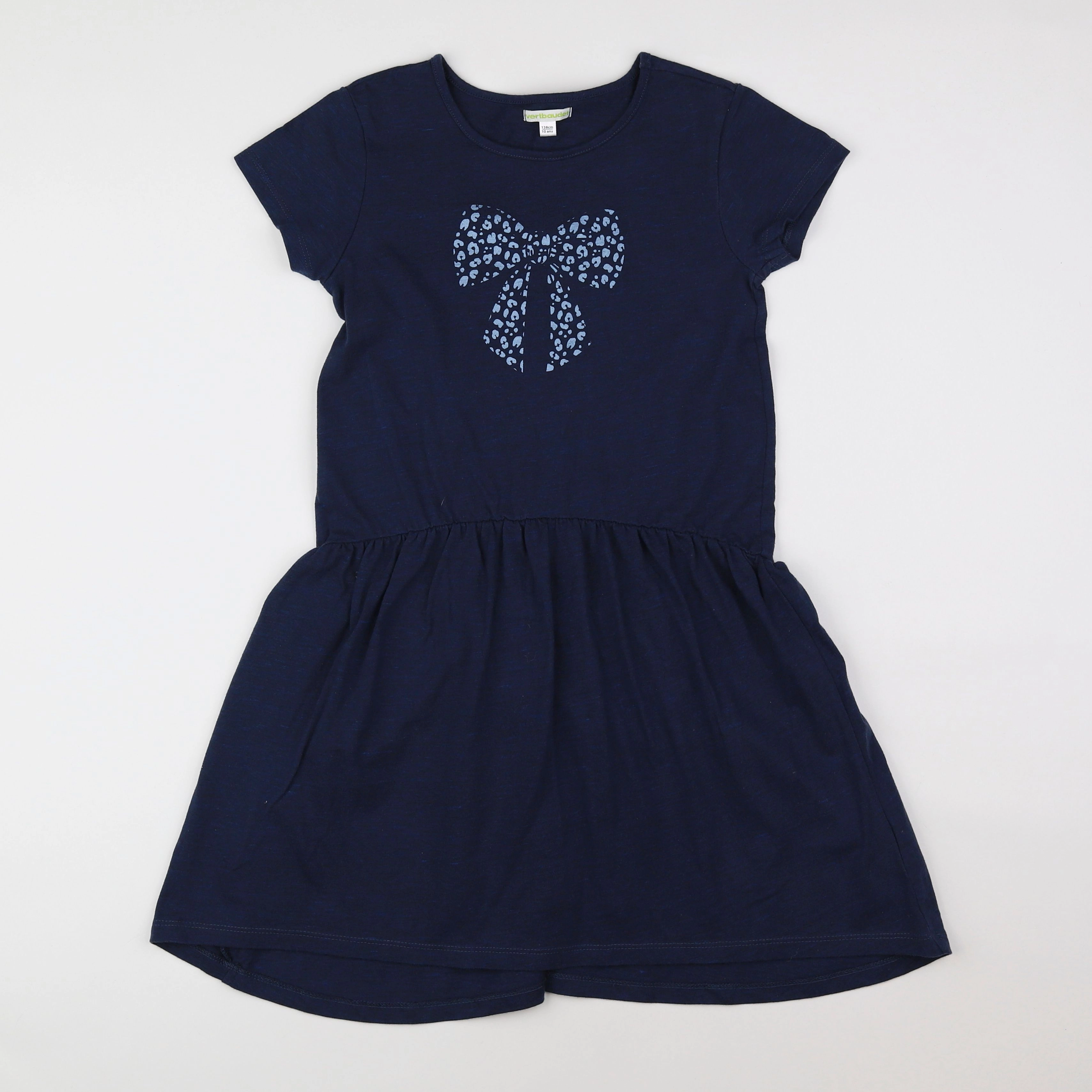 Vertbaudet - robe bleu - 10 ans