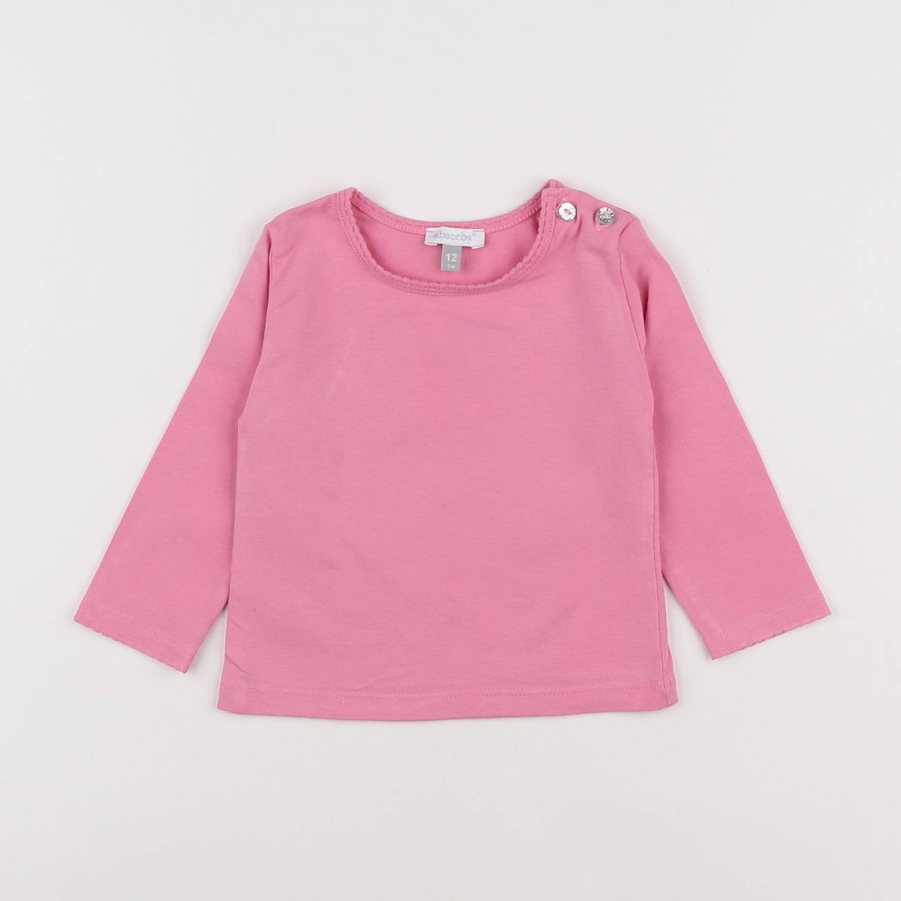 Absorba - tee-shirt rose - 12 mois