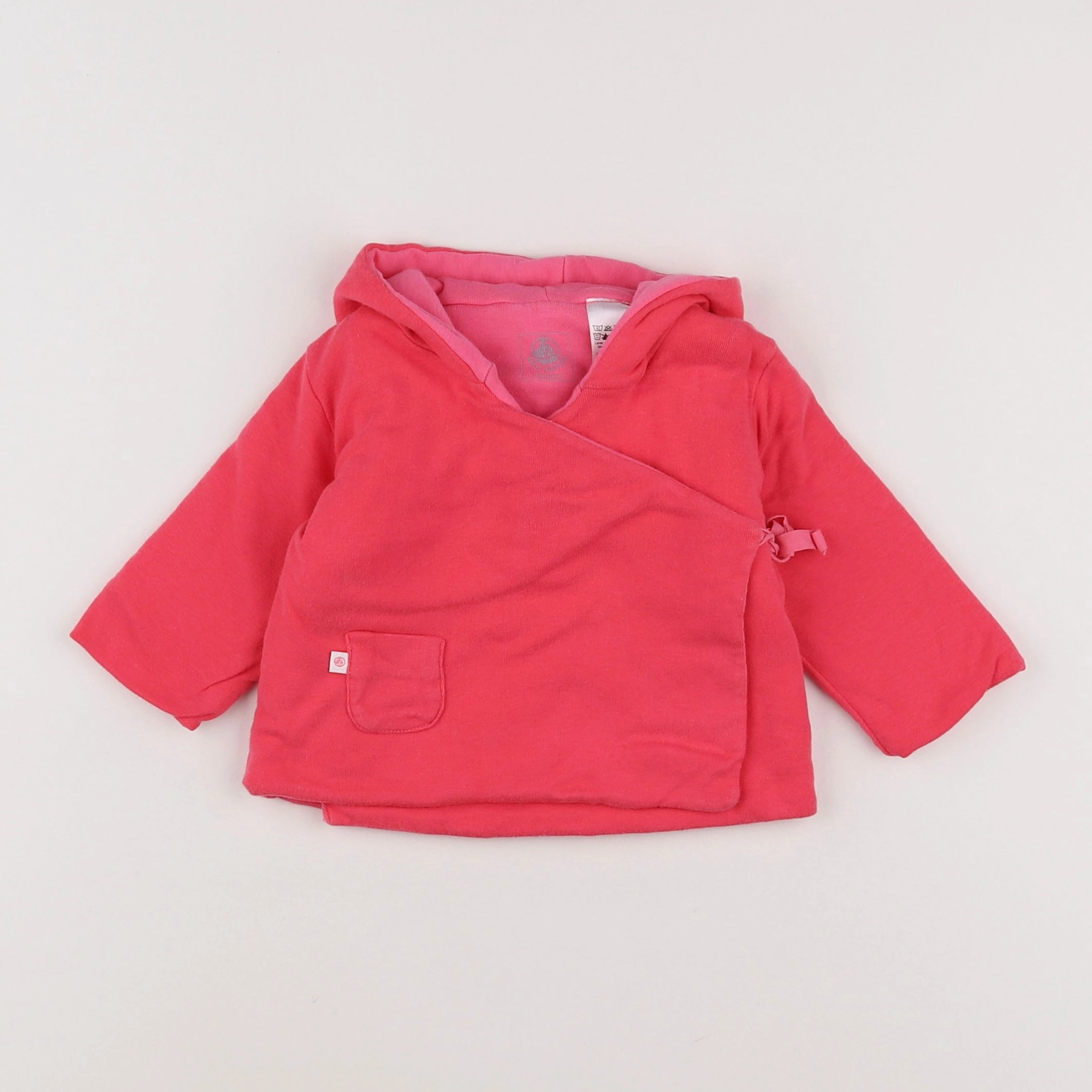 Petit Bateau - veste rose - 3 mois