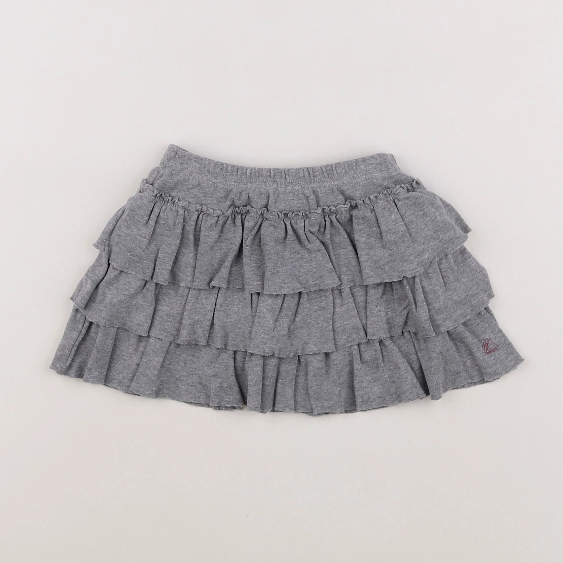 Petit Bateau - jupe gris - 3 ans