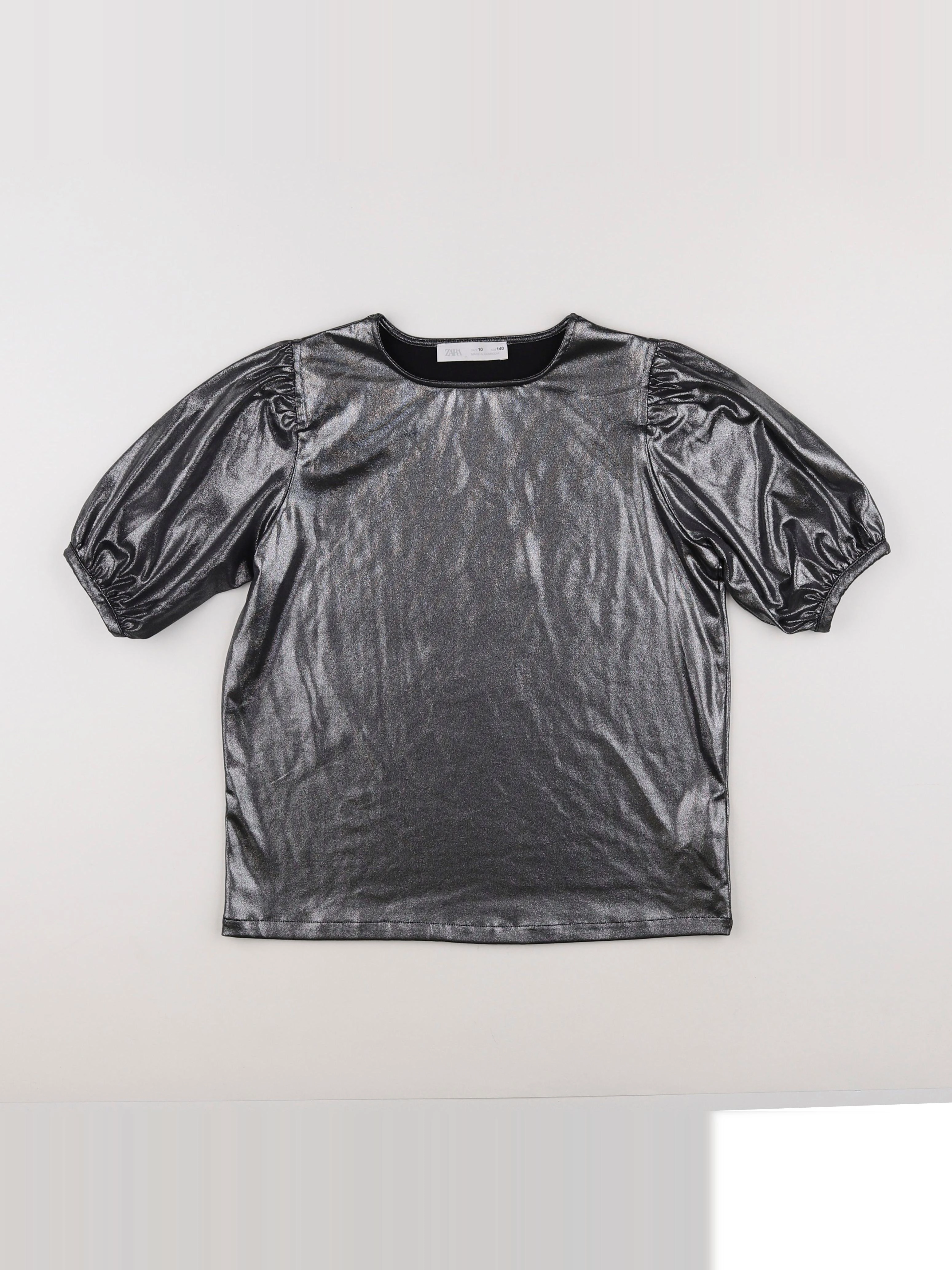 Zara - blouse gris - 10 ans