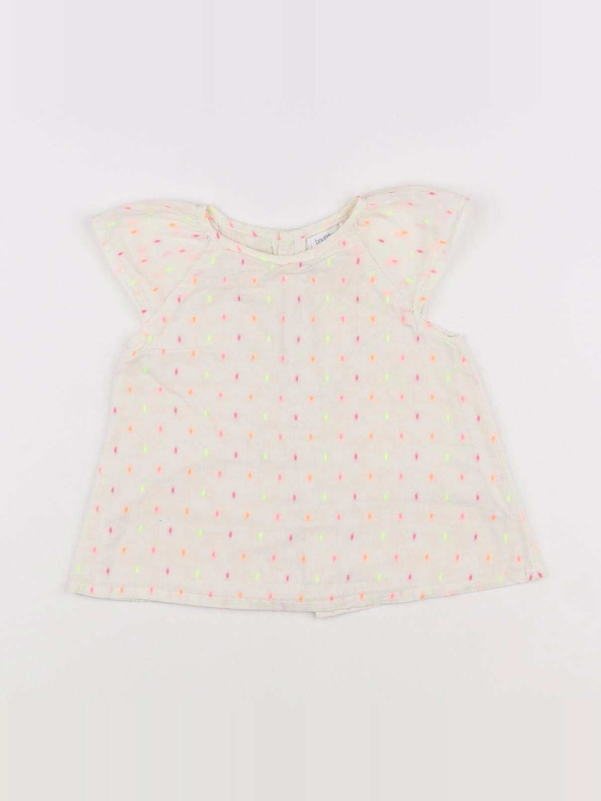 Boutchou - blouse blanc - 12 mois