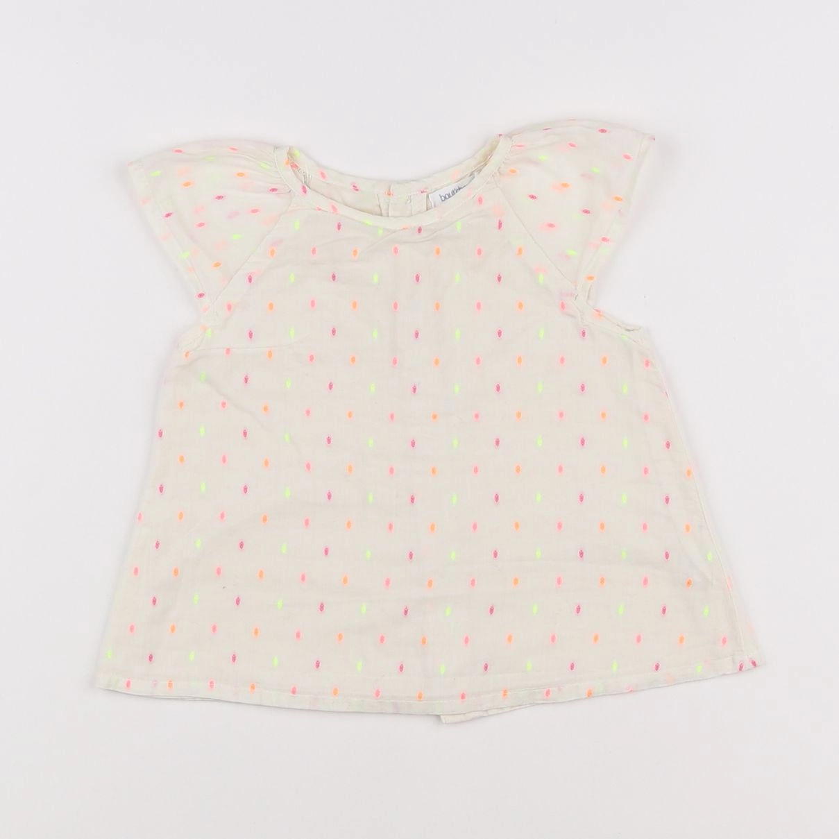 Boutchou - blouse blanc - 12 mois