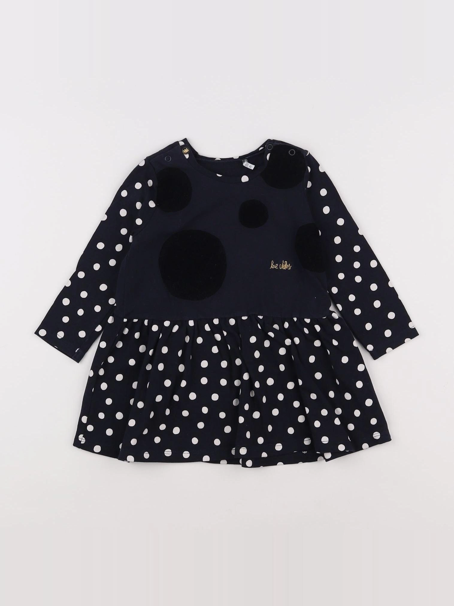 IKKS - robe bleu - 18 mois