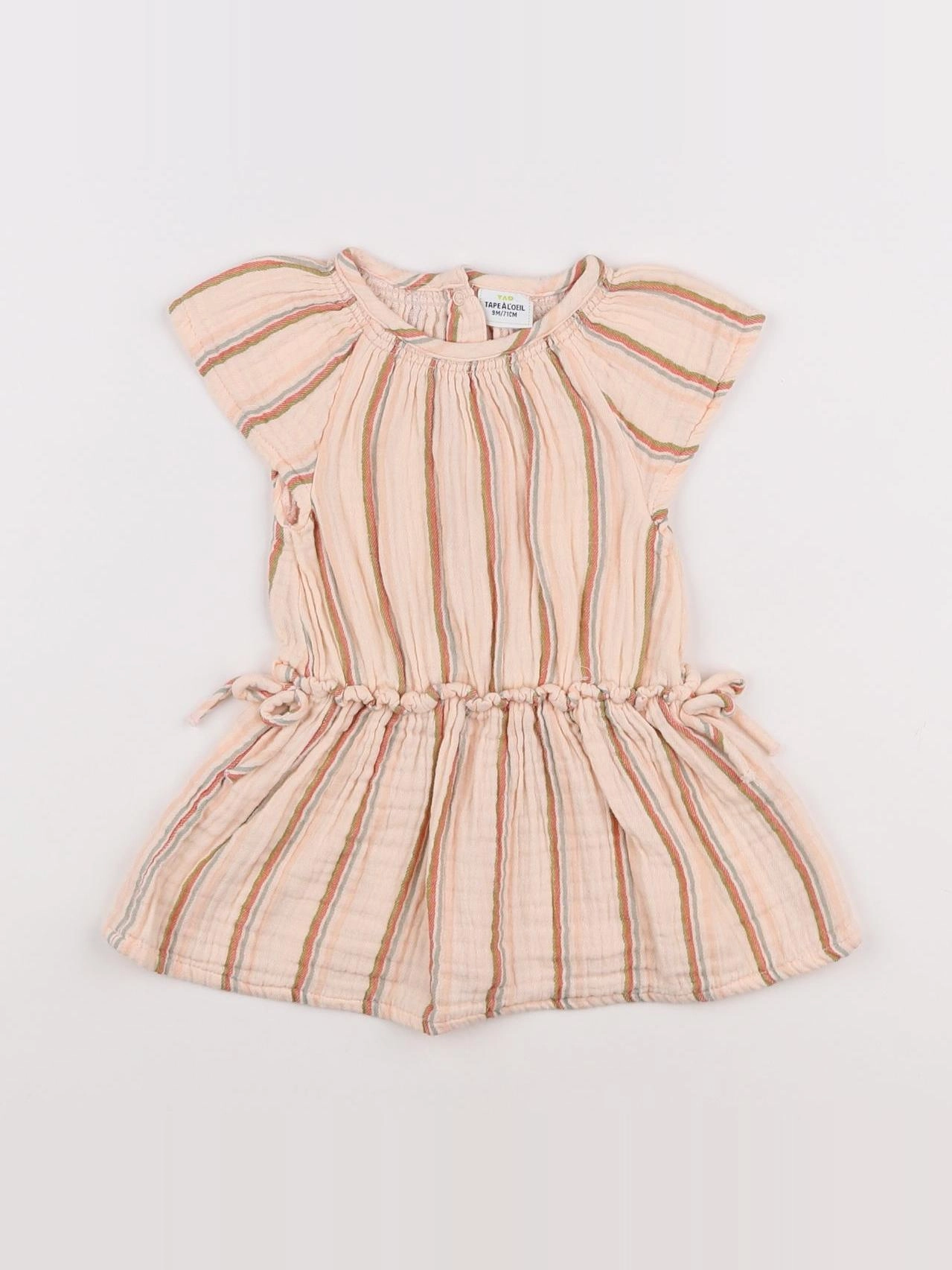 Tape à l'oeil - robe multicolore - 9 mois
