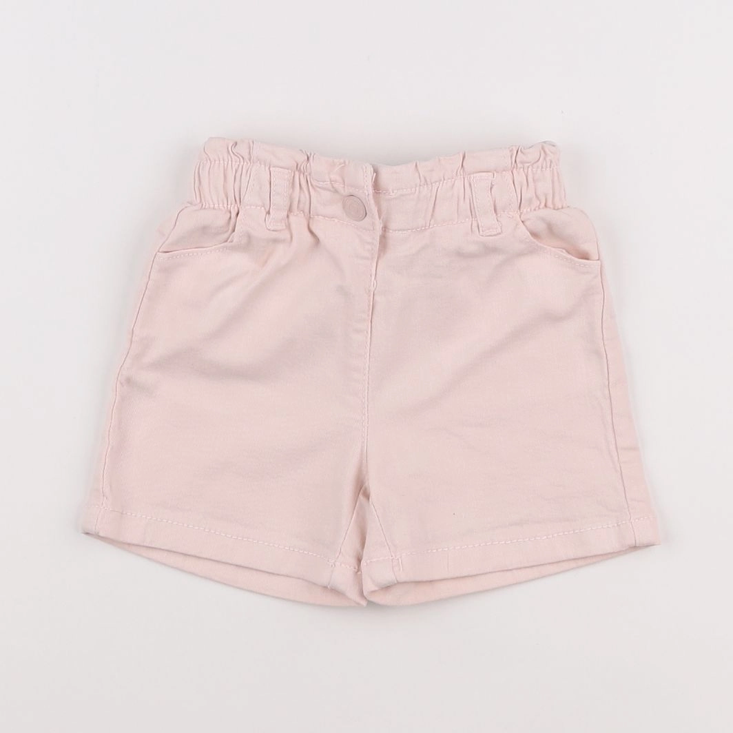 Tape à l'oeil - short rose - 9 mois