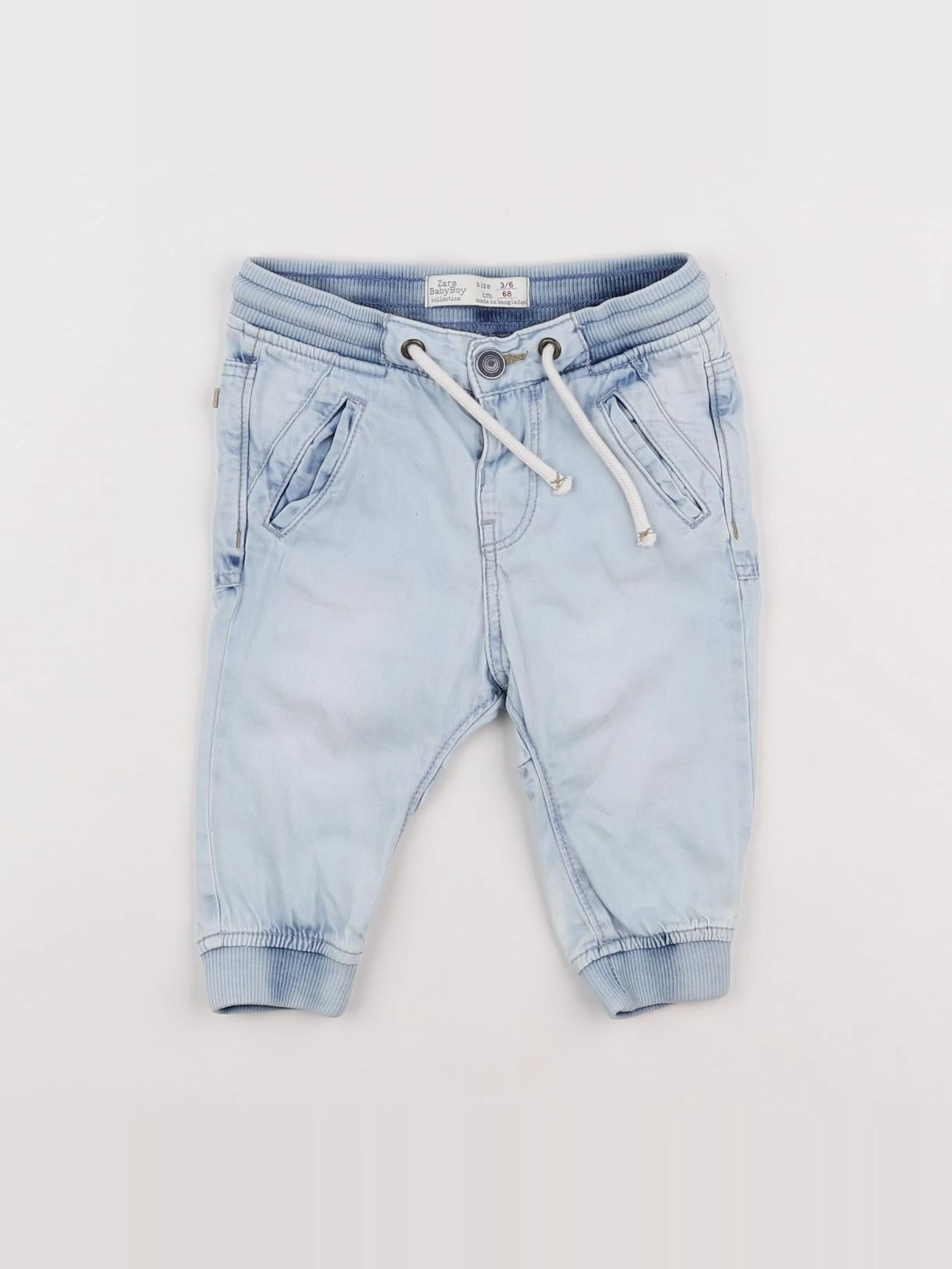Zara - pantalon bleu - 3/6 mois