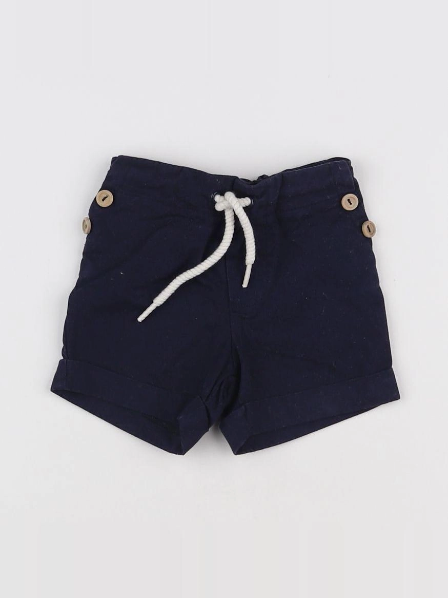 Natalys - short bleu - 6 mois