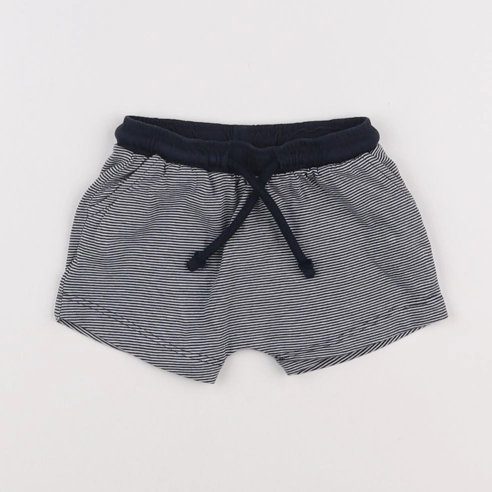 Tape à l'oeil - short blanc, bleu - 6 mois