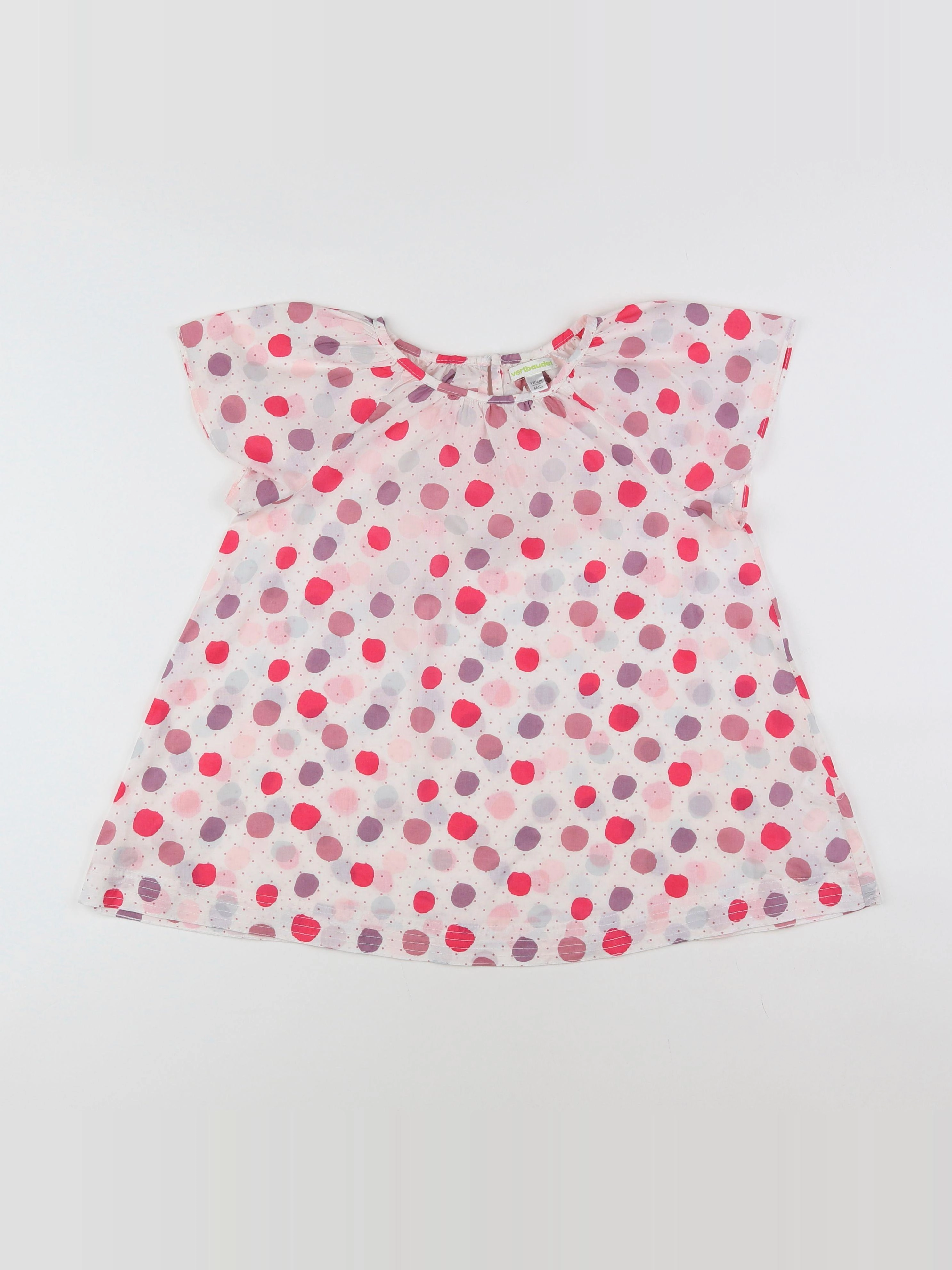 Vertbaudet - blouse multicolore - 8 ans