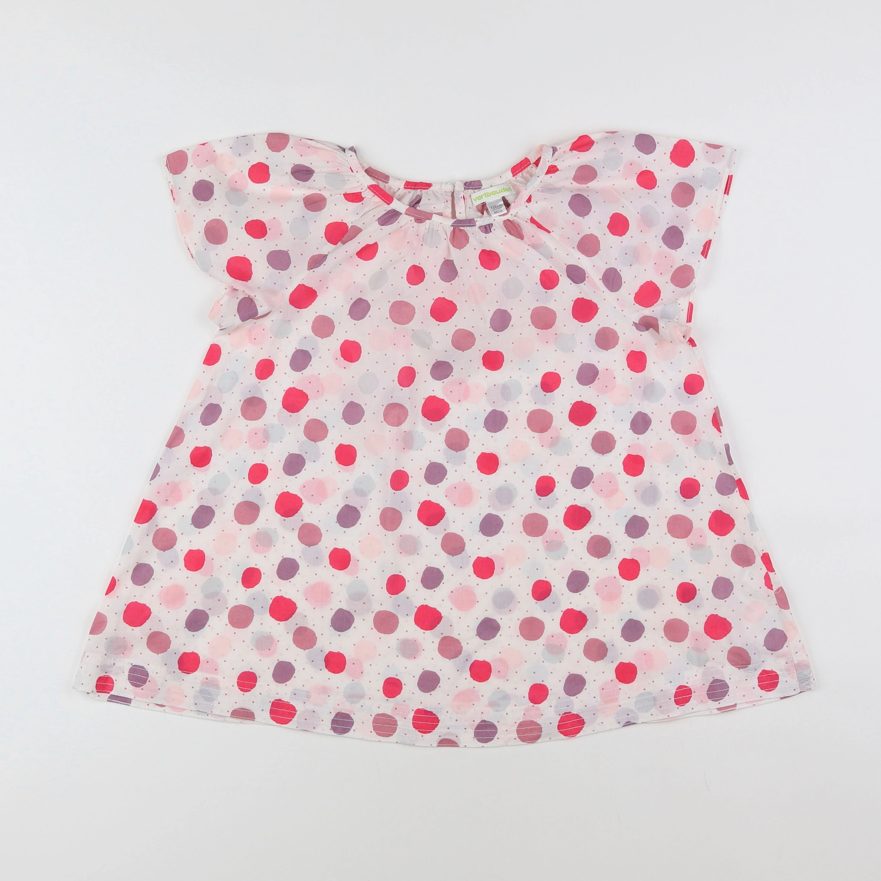 Vertbaudet - blouse multicolore - 8 ans