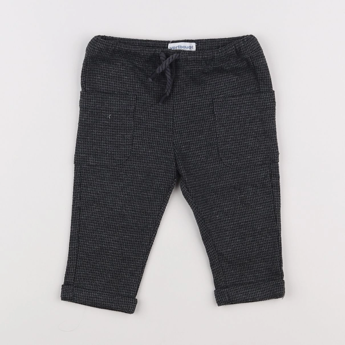 Vertbaudet - pantalon gris - 6 mois