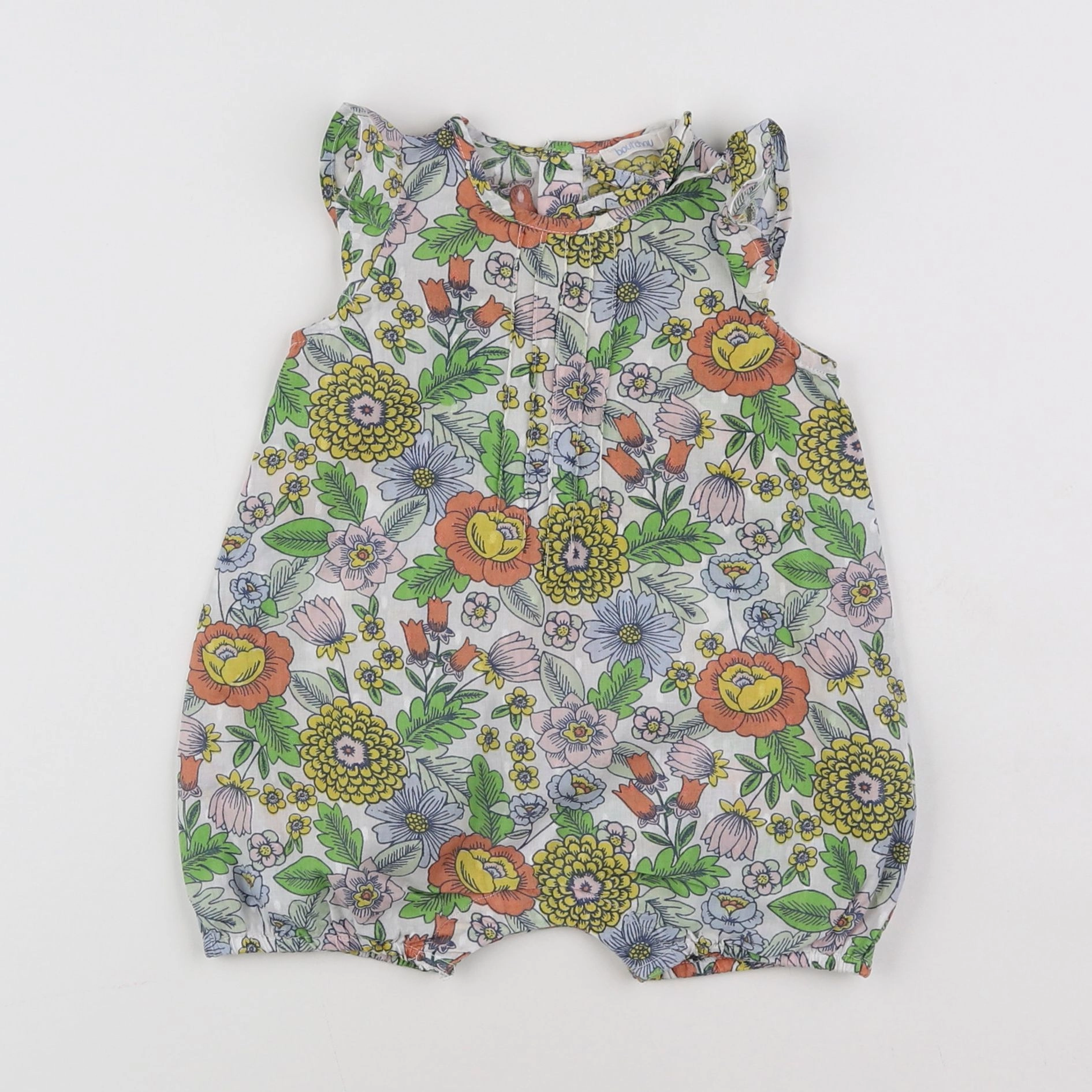 Boutchou - combinaison multicolore - 3 mois
